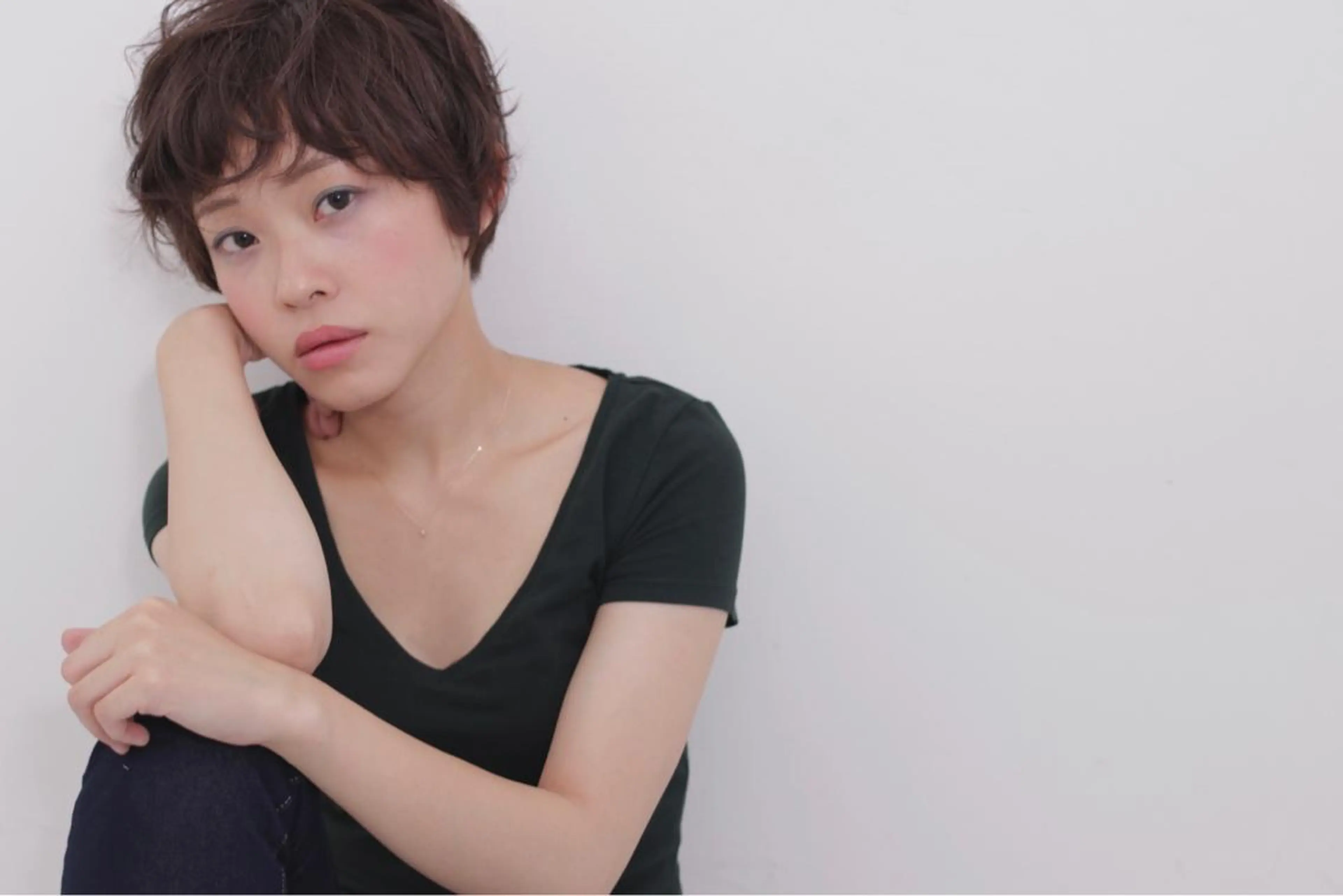 ショート カラー パーマ 【天満1艶髪】潤艶/ 髪質改善🌹釣本竜哉のヘアスタイル