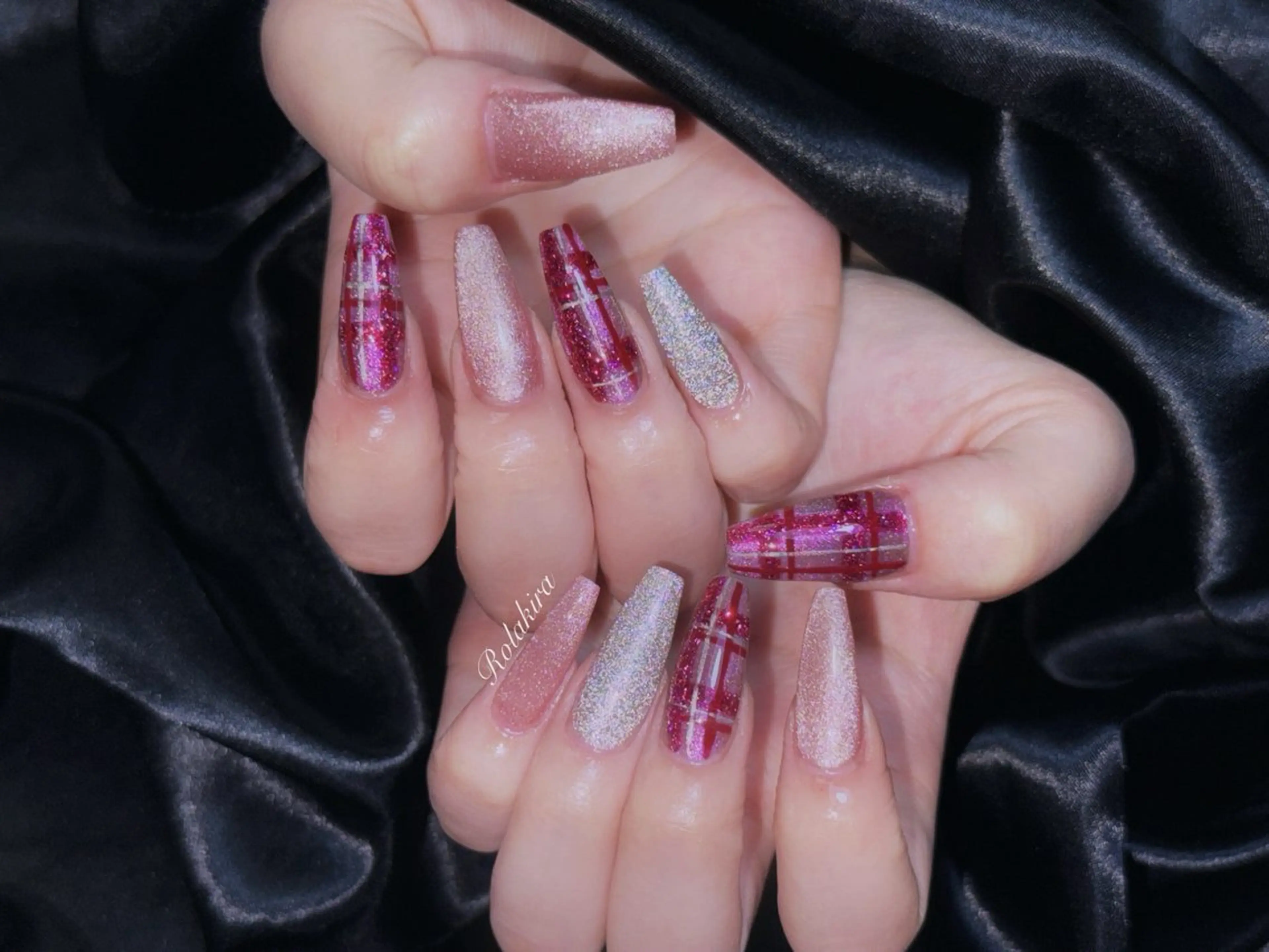 ネイル チークネイル 長さ出し フレンチネイル ジェルネイル 韓国ネイル ハンドネイル Rola kira nail salon所属・Rola kira 麗のネイルデザイン