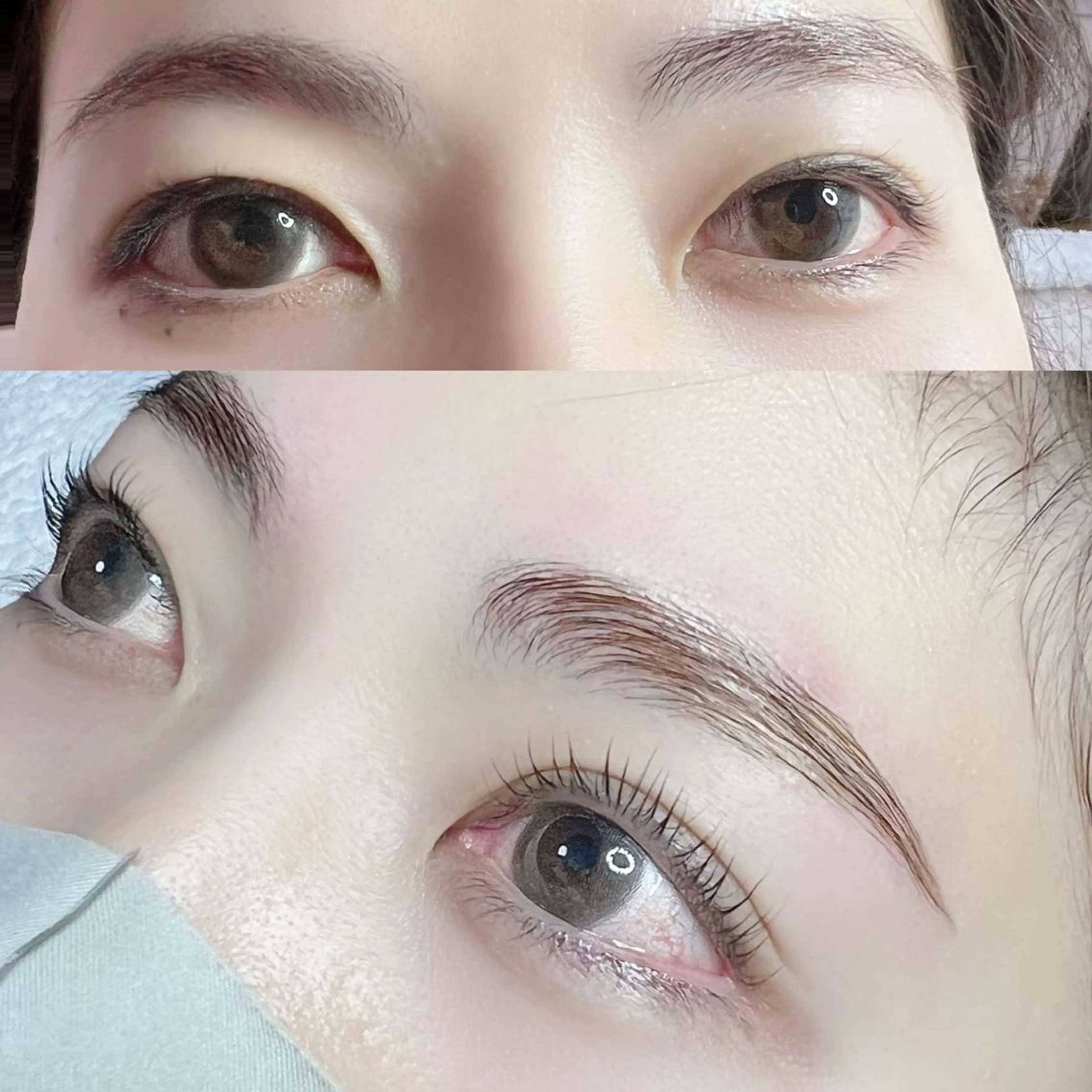 マツエク・マツパ アイブロウ パリジェンヌラッシュリフト 一重×まつ毛パーマ マツパ chou chou シュシュのマツエク・マツパデザイン