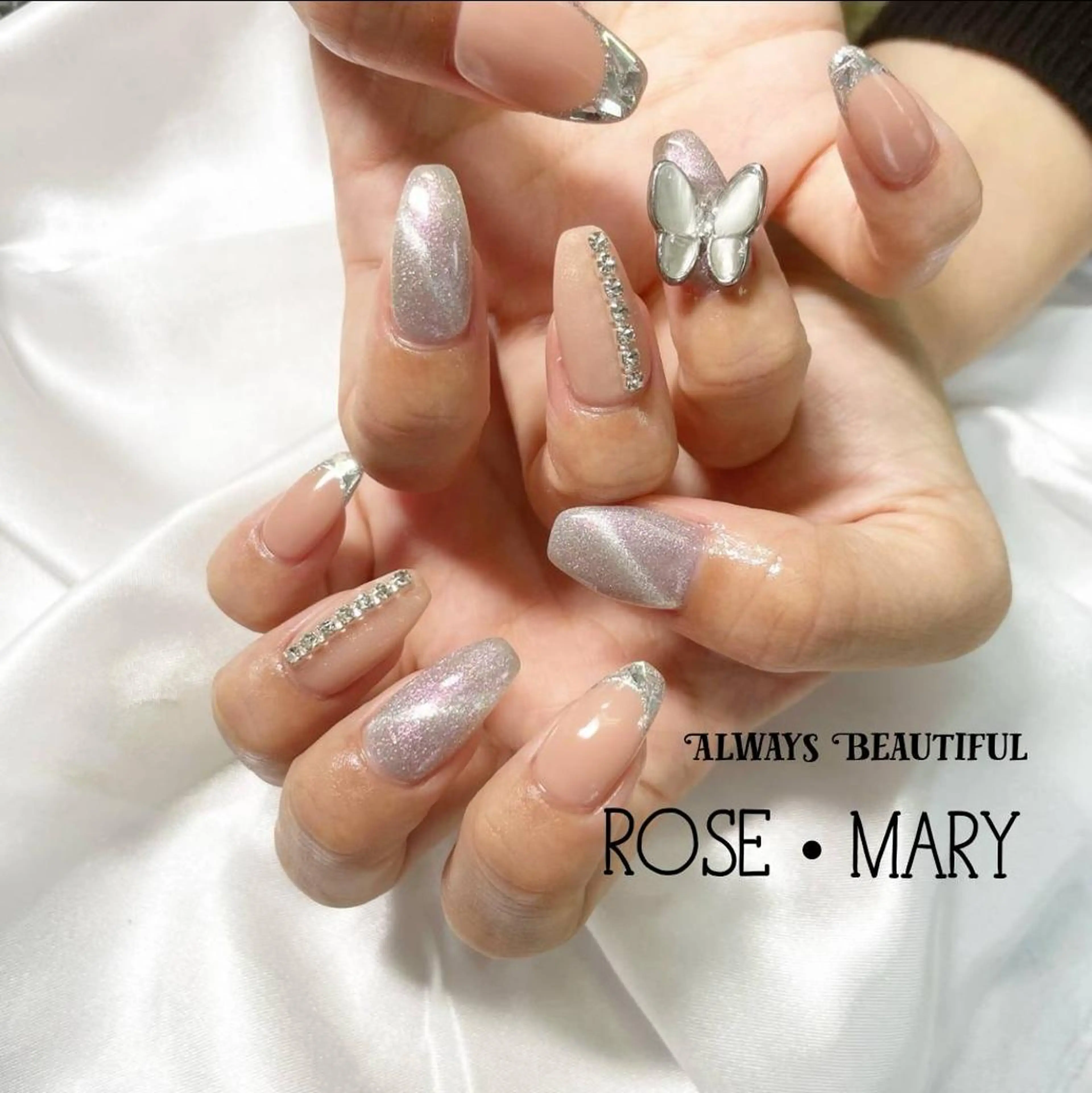 ネイル ハンドネイル ROSE・ MARY 鈴木のネイルデザイン