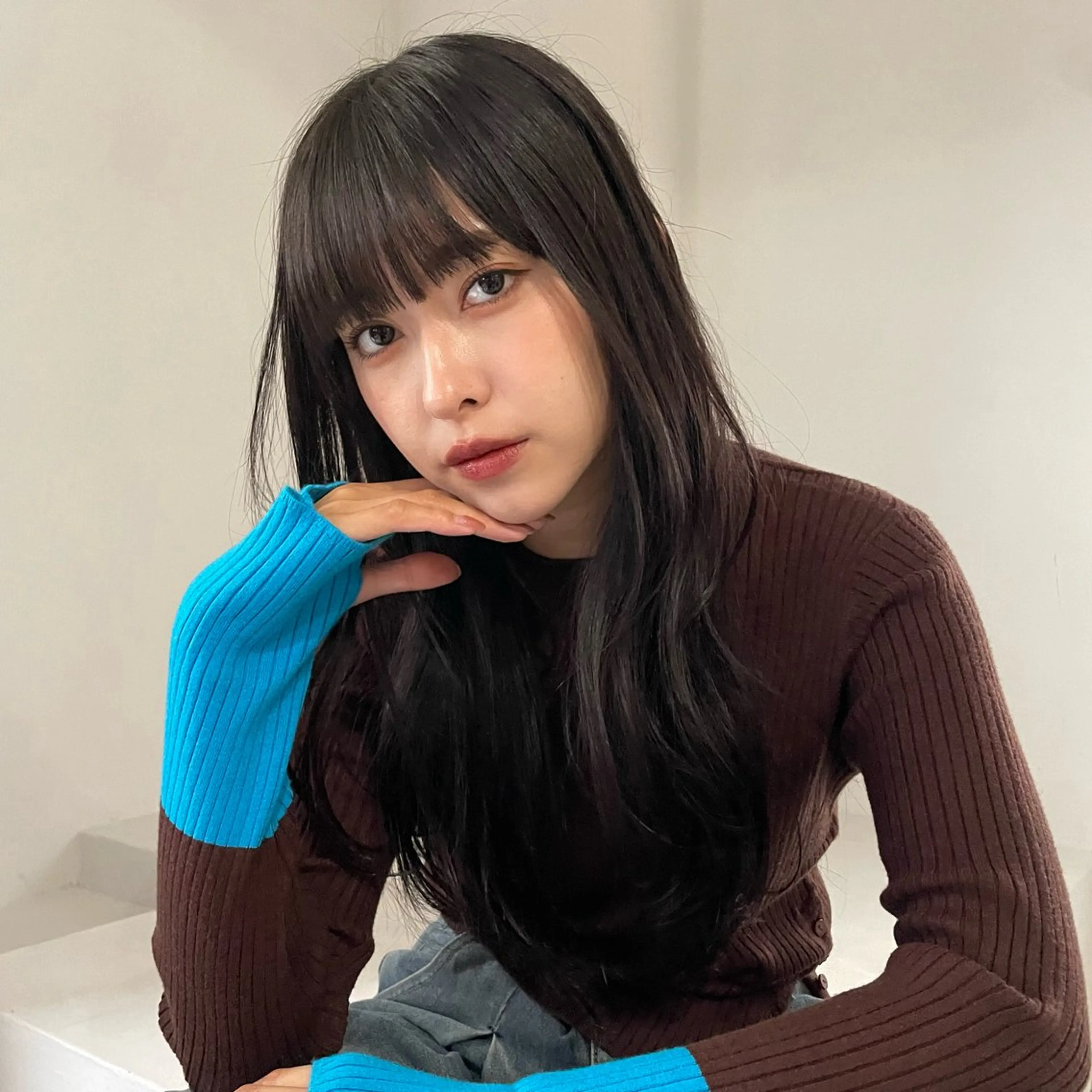 ロング カット トリートメント ヘッドスパ ヘアセット 暖色レイヤー 🥀REIRIのヘアスタイル