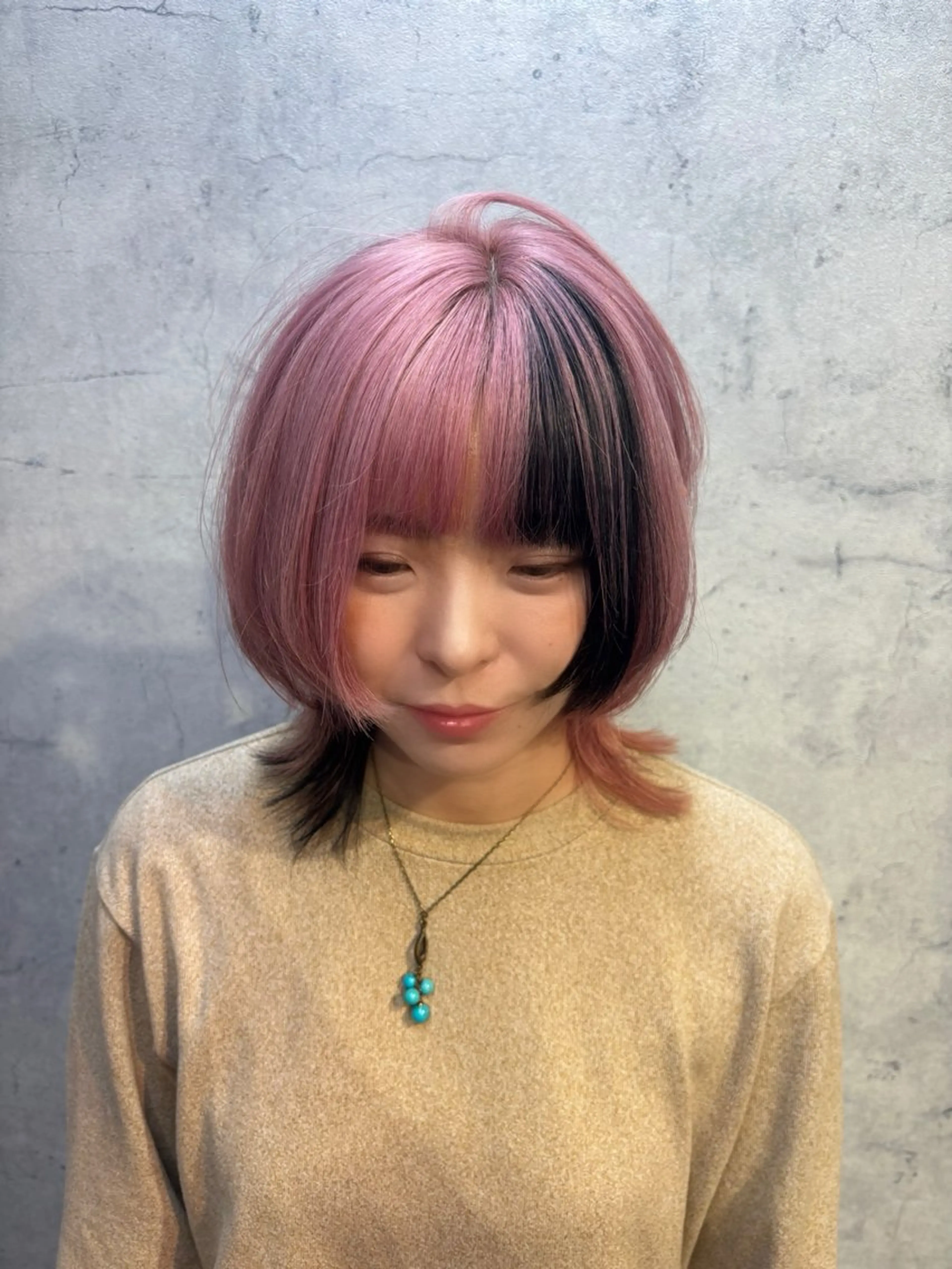 ミディアム ハイーンカラー/外国 人風カラー/ミノリのヘアスタイル