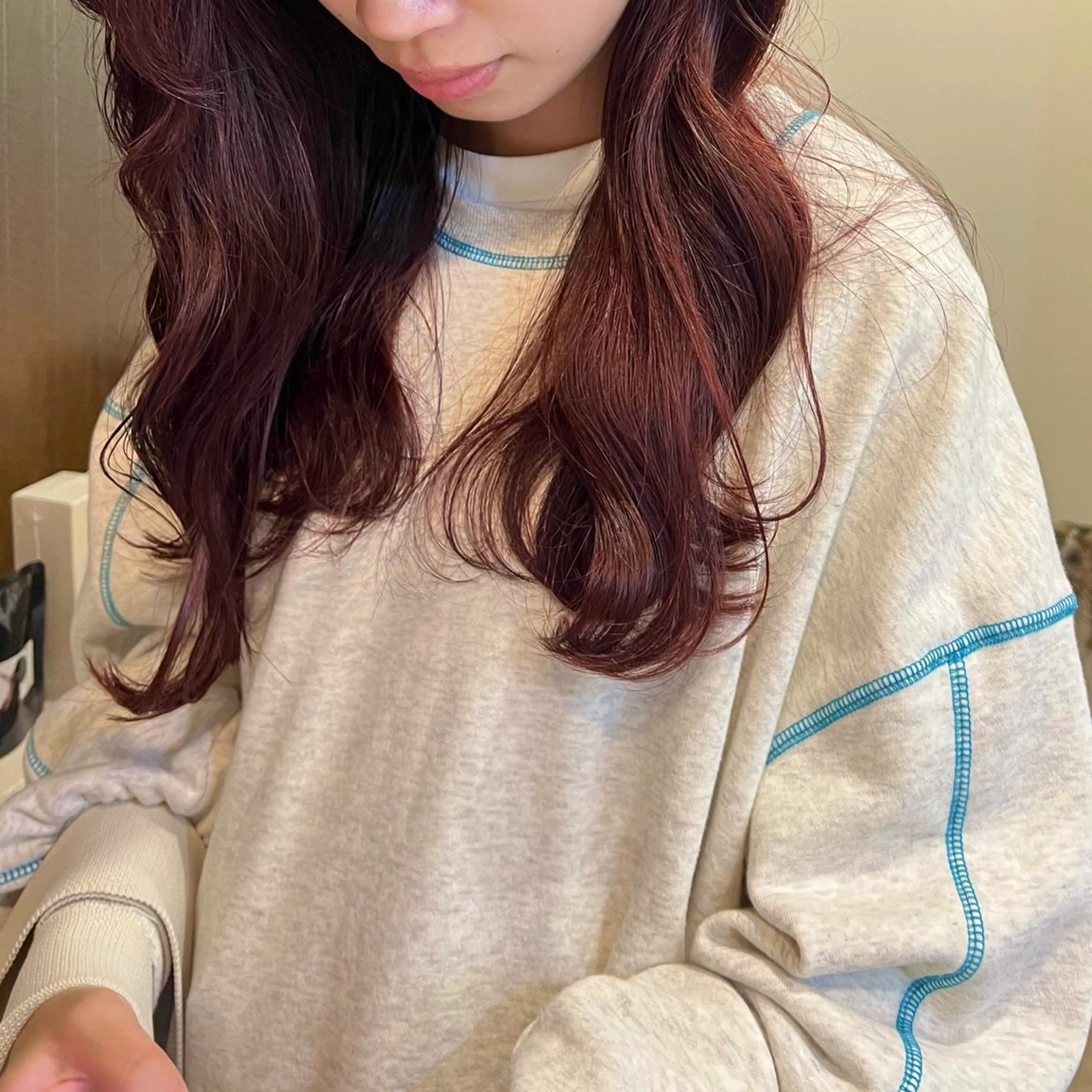 ロング カラー カット ヘアカラー トリートメント トレンドと似合わせ/ マンツーマン/西上楓のヘアスタイル