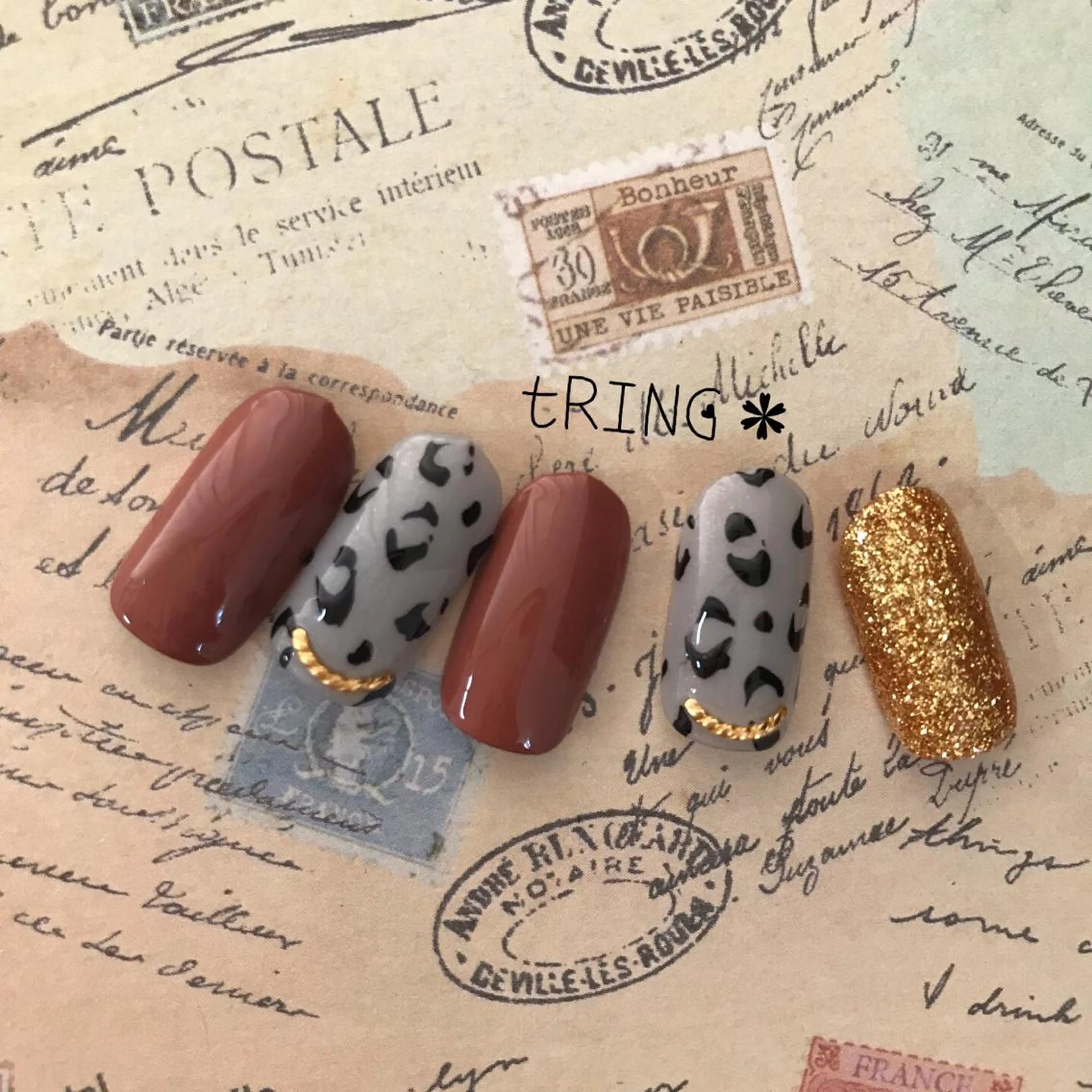 ネイル tRING＊ しいの木台のネイルデザイン