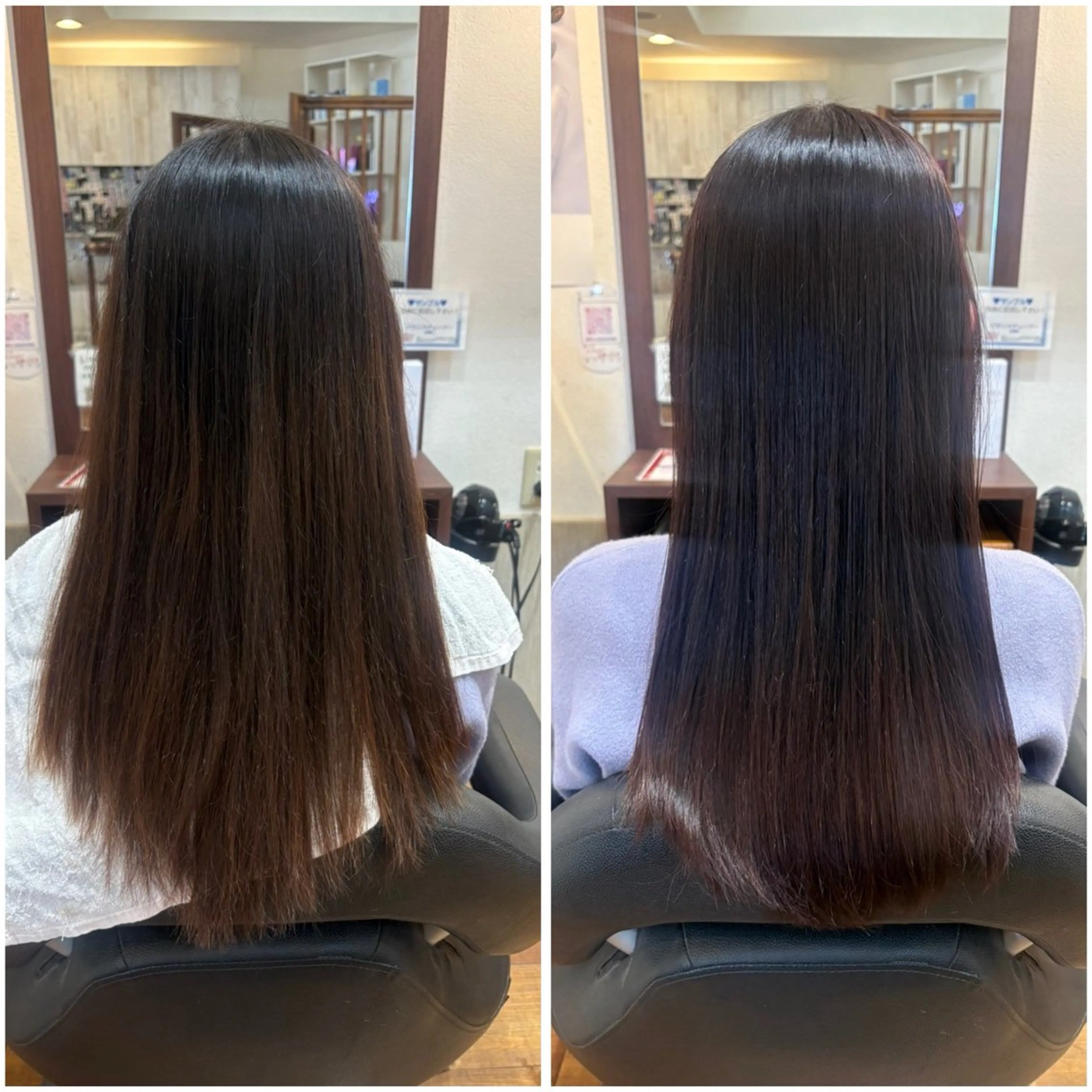 ロング MOLLASALON 浅香山店所属・髪質改善カラー 縮毛矯正🤍辻桃加のヘアスタイル
