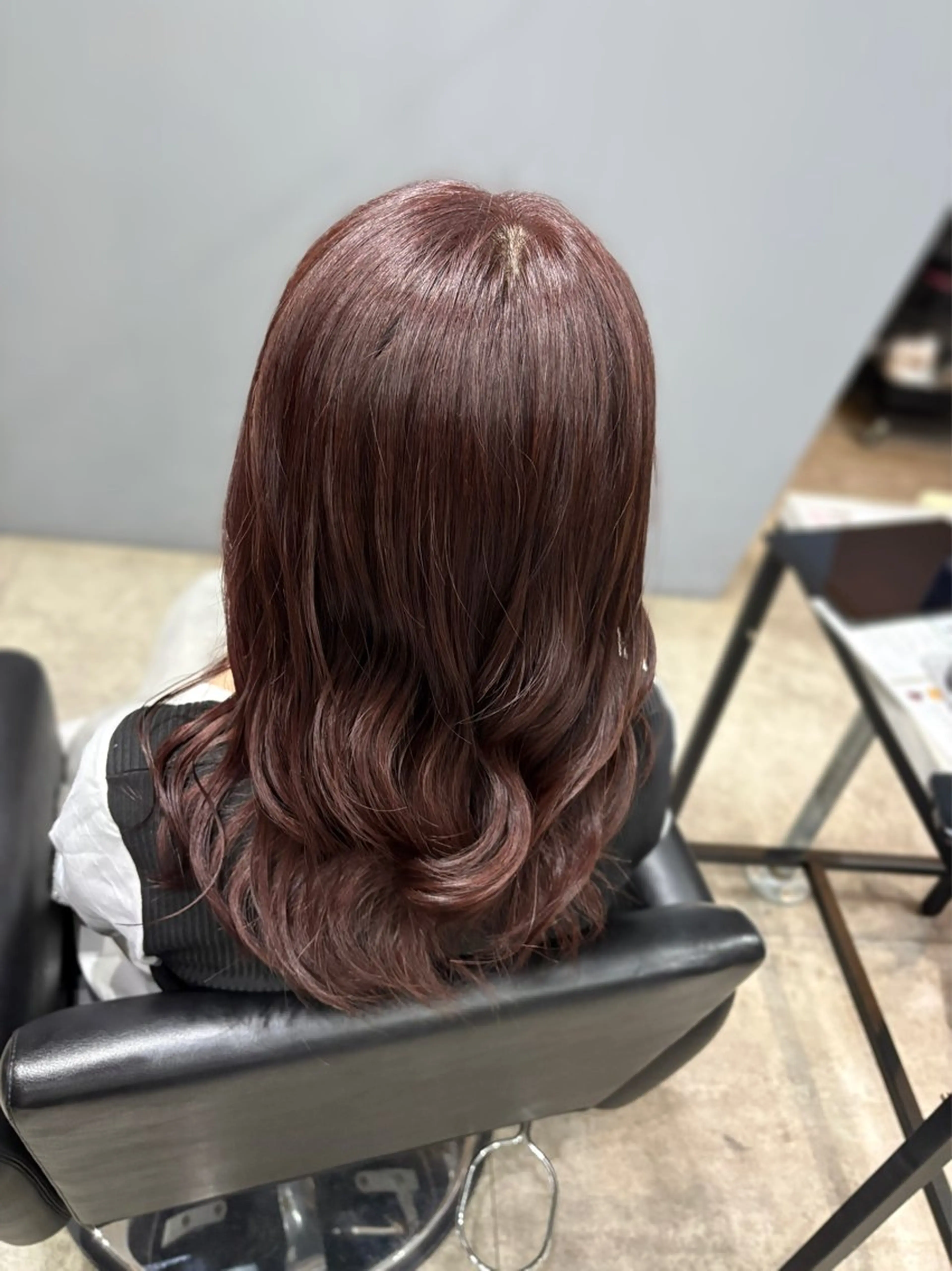 カラー ブリーチ ブラウンカラー ブリーチなしカラー レッドカラー ヘアカラー GLITTER🎀 saayaのヘアスタイル