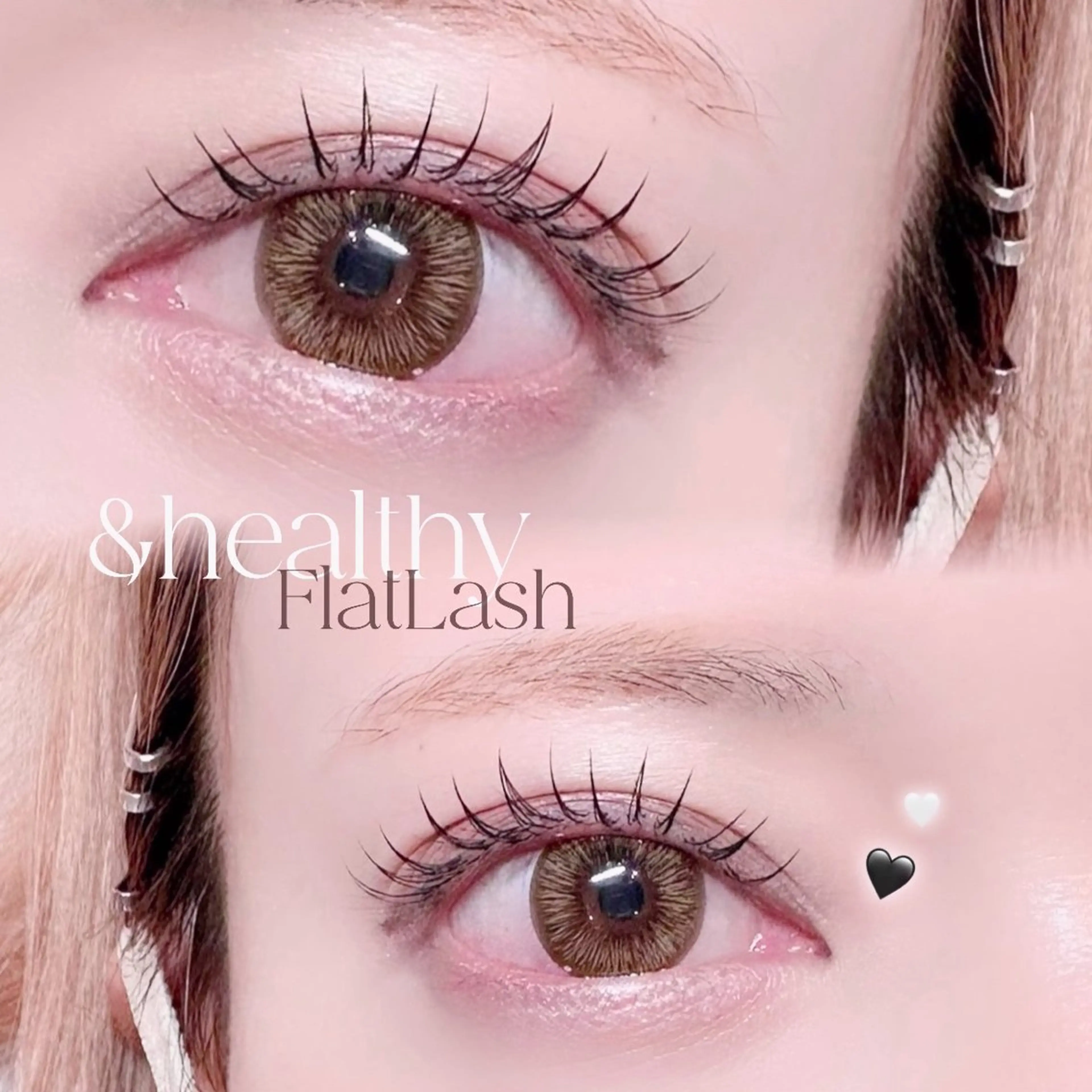 マツエク・マツパ フラットラッシュ RUMéL 🌙YUIのマツエク・マツパデザイン