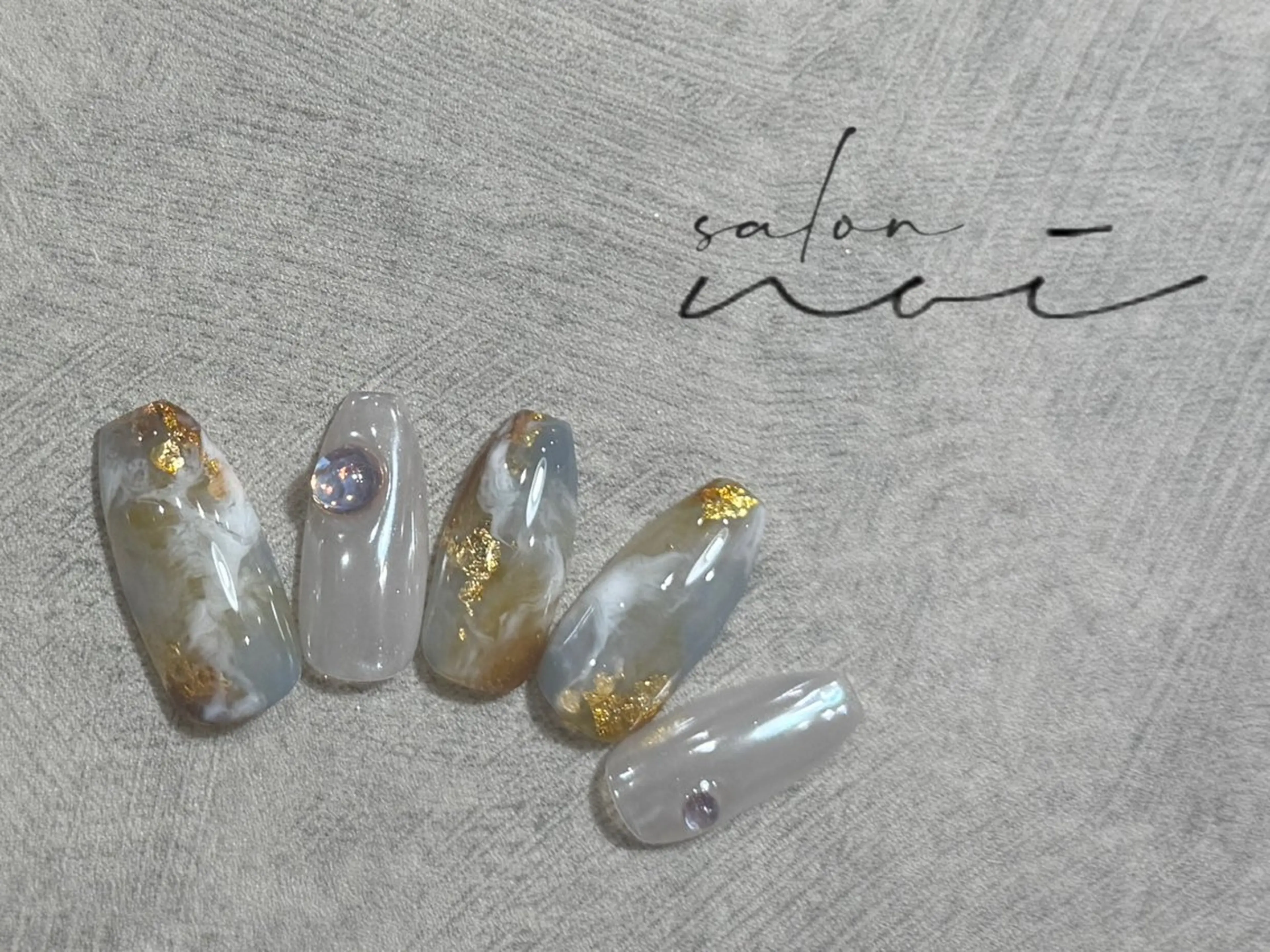 ネイル 大理石ネイル(マーブル) ハンドネイル salon noi所属・salon noiのネイルデザイン