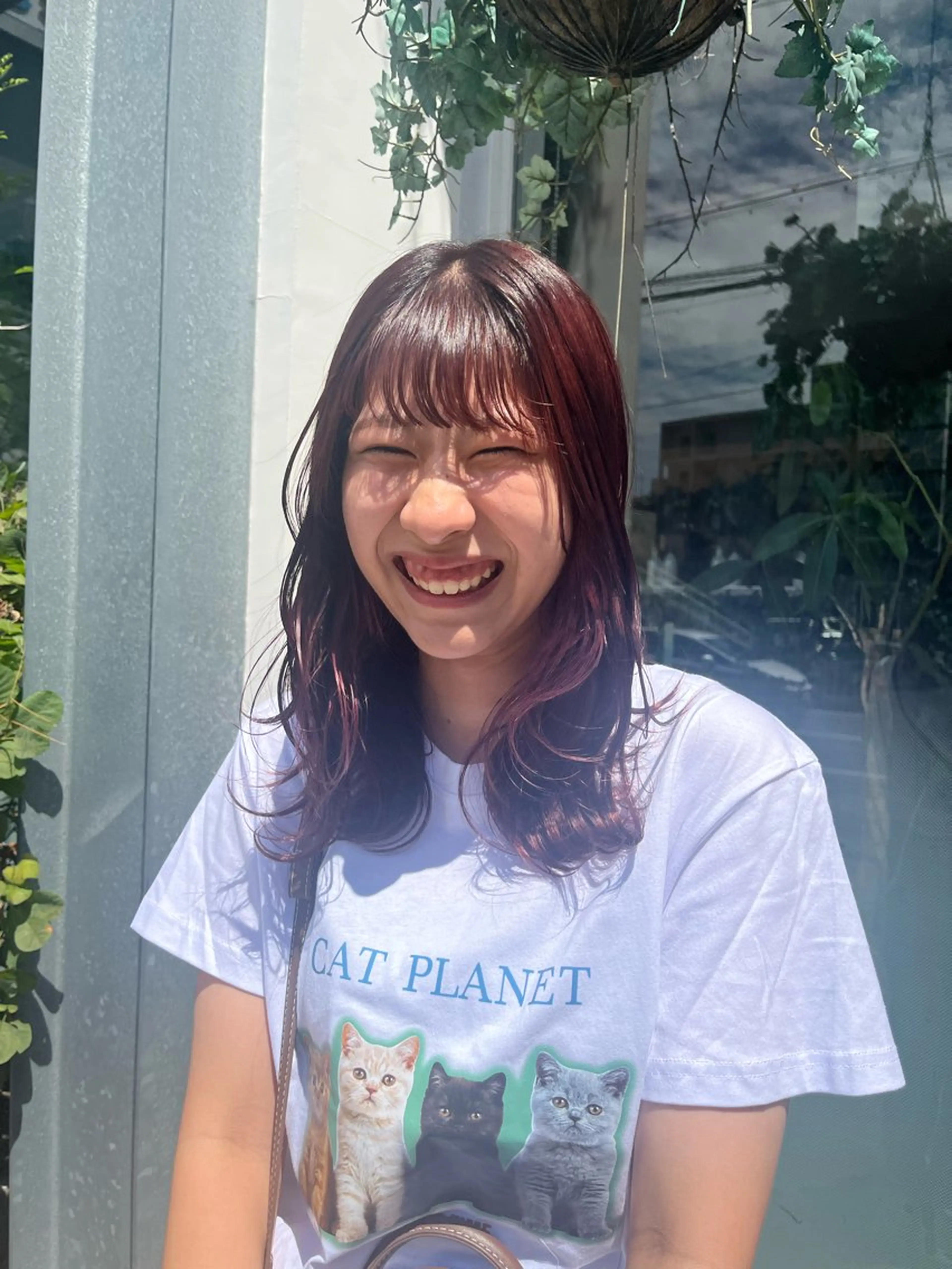 セミロング 西崎 満里奈のヘアスタイル