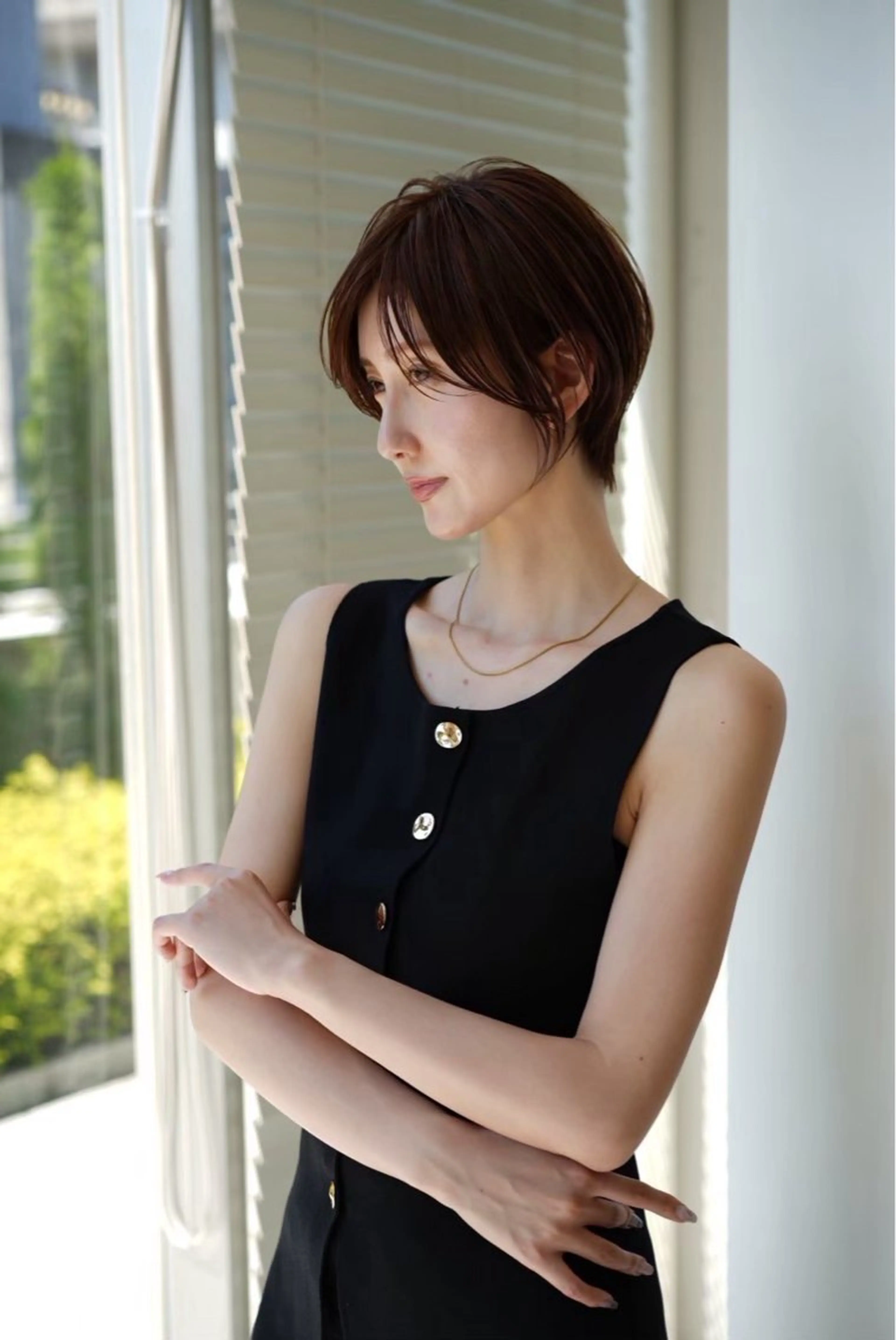 ショート カラー 加賀 千聖 /soigneのヘアスタイル