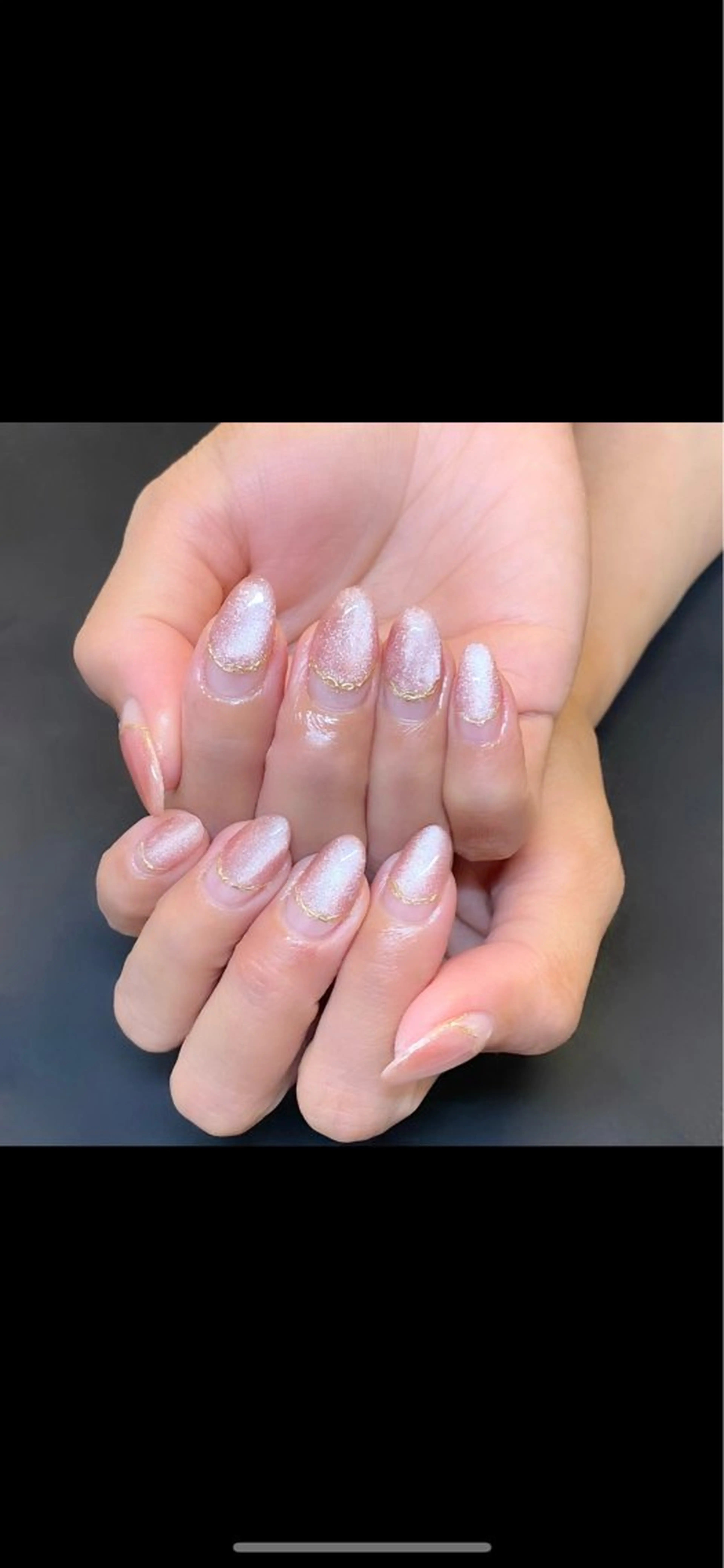 ネイル フレンチネイル ミラーネイル nail*157 .のネイルデザイン