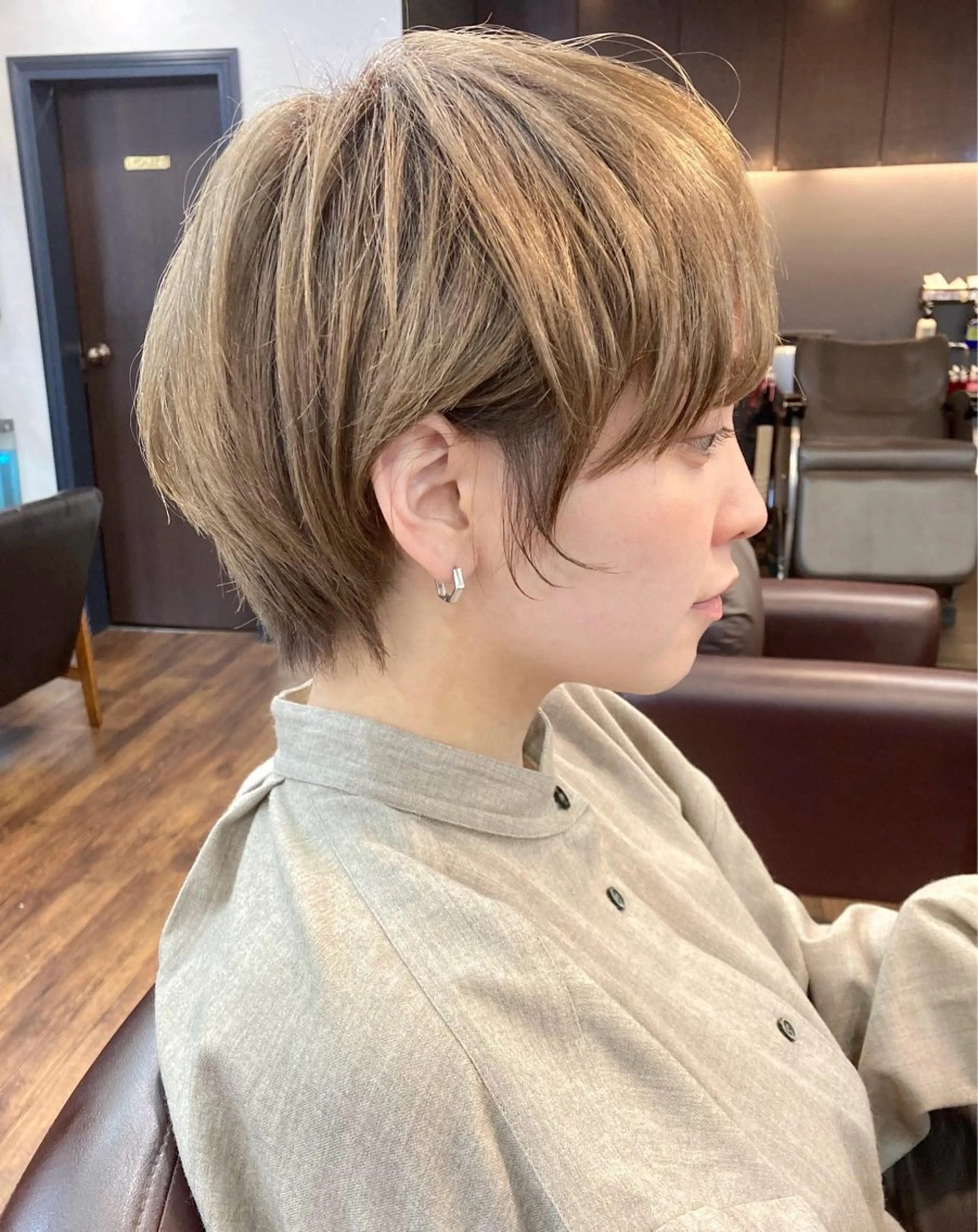 ショート カット ヘアカラー トリートメント レイヤー/メンズ 竹田凪儀のヘアスタイル