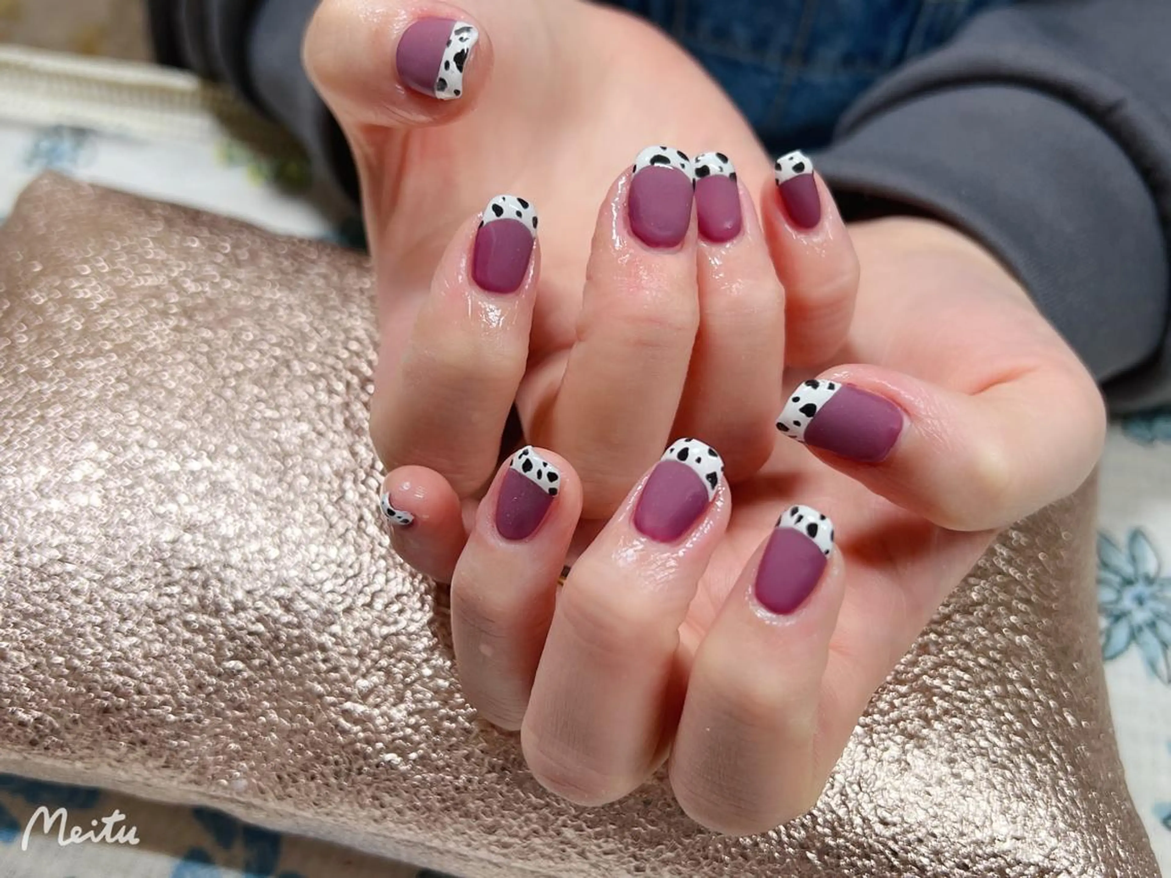 ネイル フレンチネイル マットネイル 林 ✨syousyouのネイルデザイン