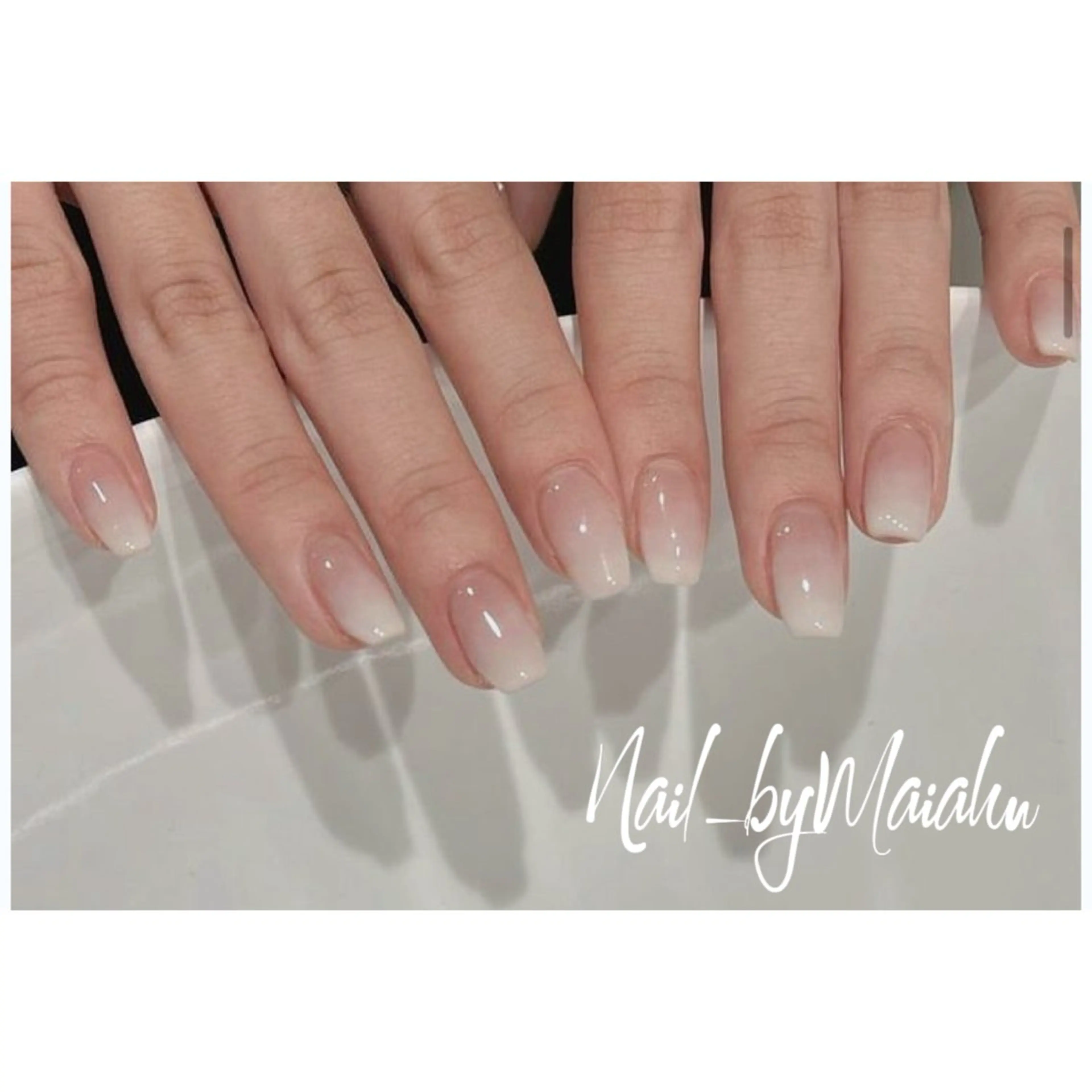 ネイル ハンドネイル ⏦マイアン 𐙚 NUDGE⏦のネイルデザイン