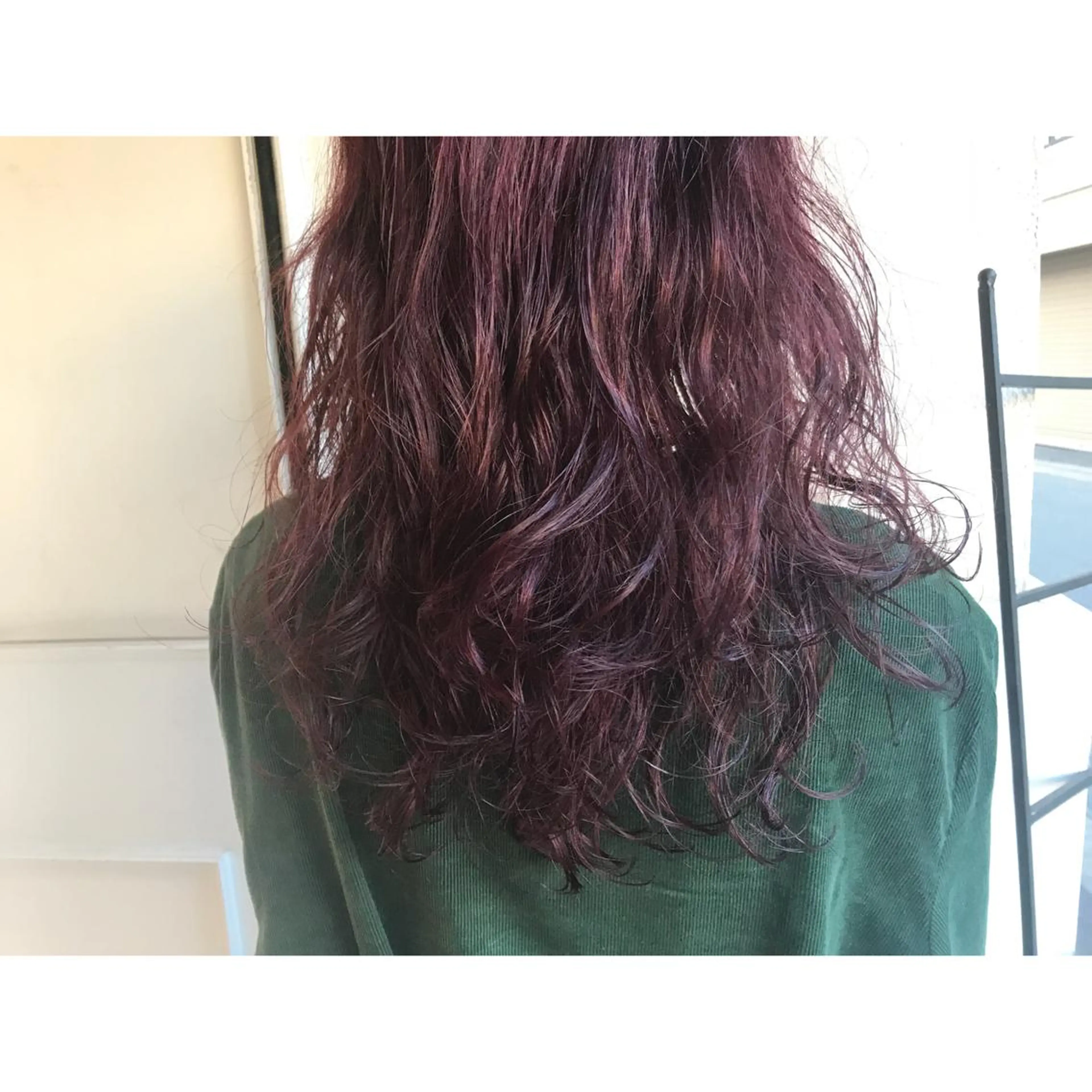 カラー ボルドーカラー ヘアカラー トリートメント Musiiik hairのヘアスタイル