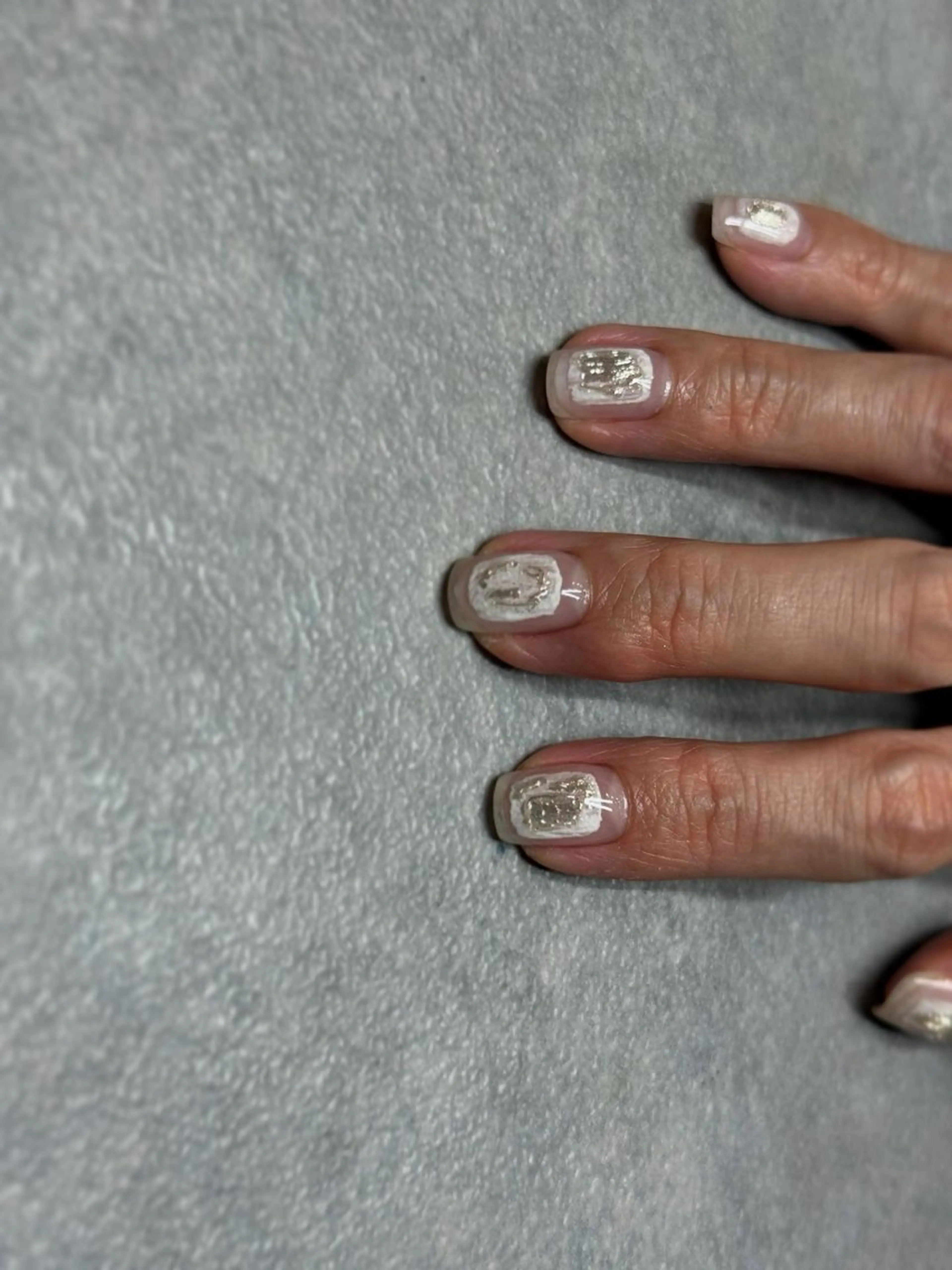 ネイル クリアネイル ハンドネイル フットネイル kiii.__ ✴︎*のネイルデザイン