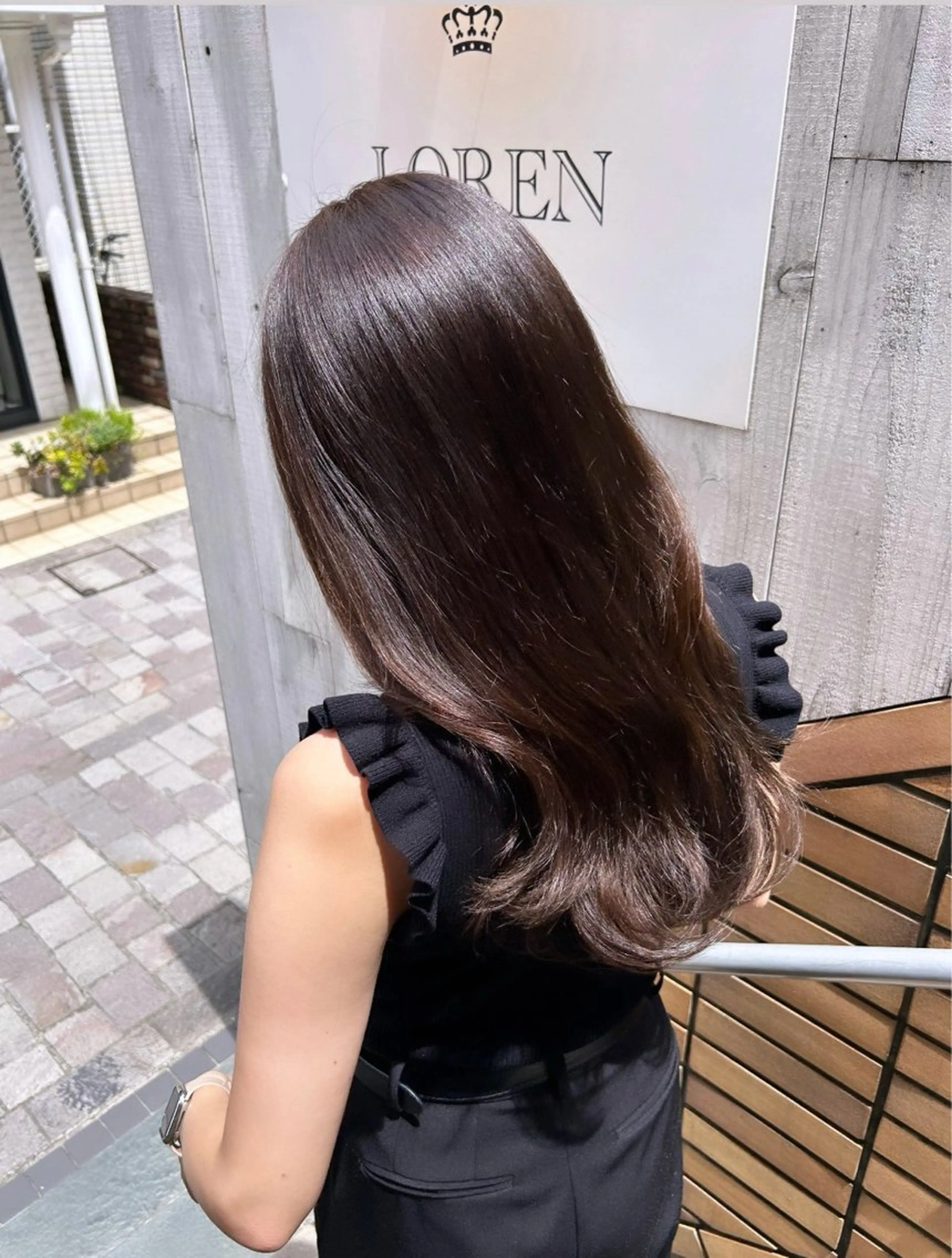 カラー ヘアカラー トリートメント LOREN    jiyugaoka所属・山本美月🦭艶カラー ♥️暖色カラーのヘアスタイル
