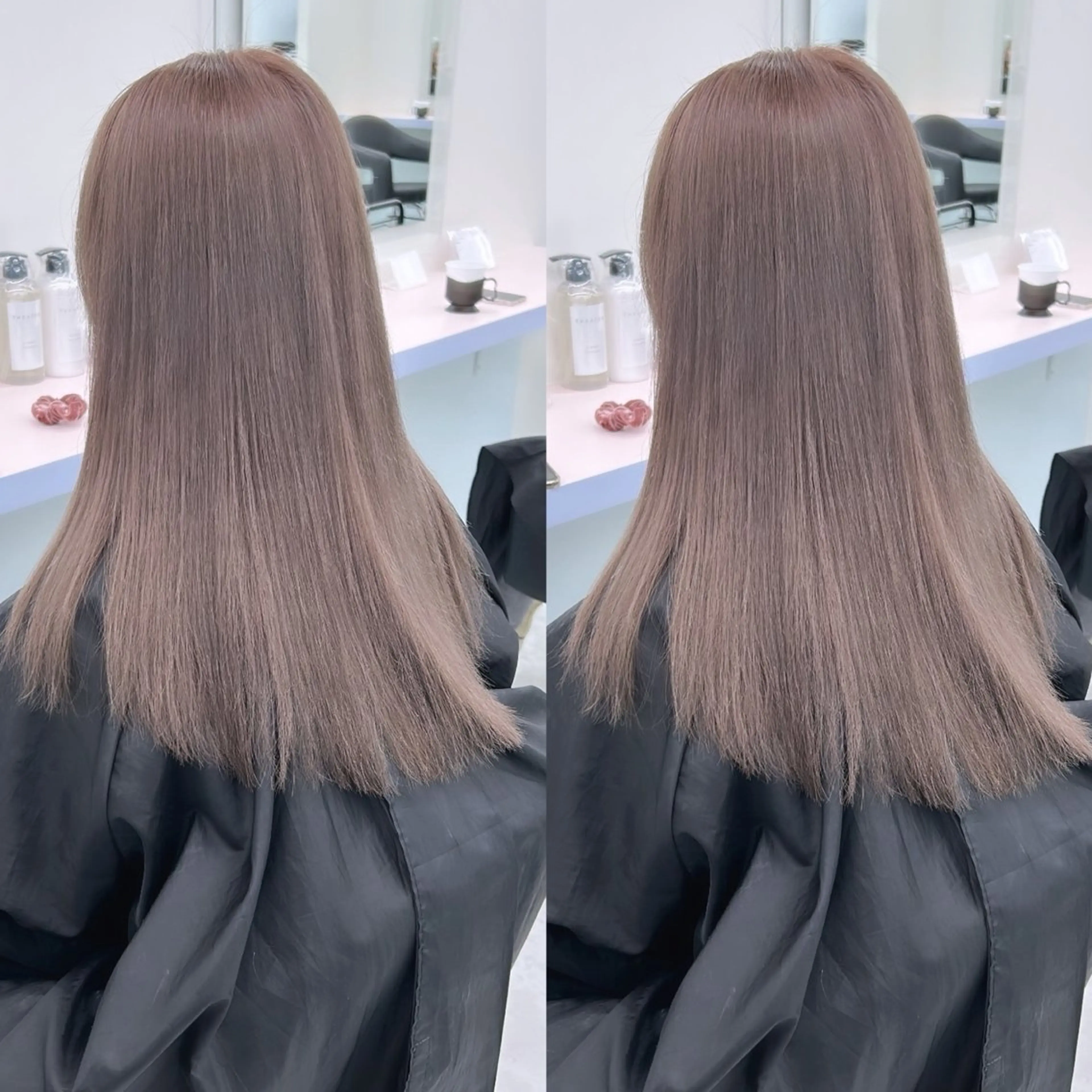 セミロング ヘアカラー 🇰🇷韓国ヘア特化 ヒロキ🇰🇷のヘアスタイル