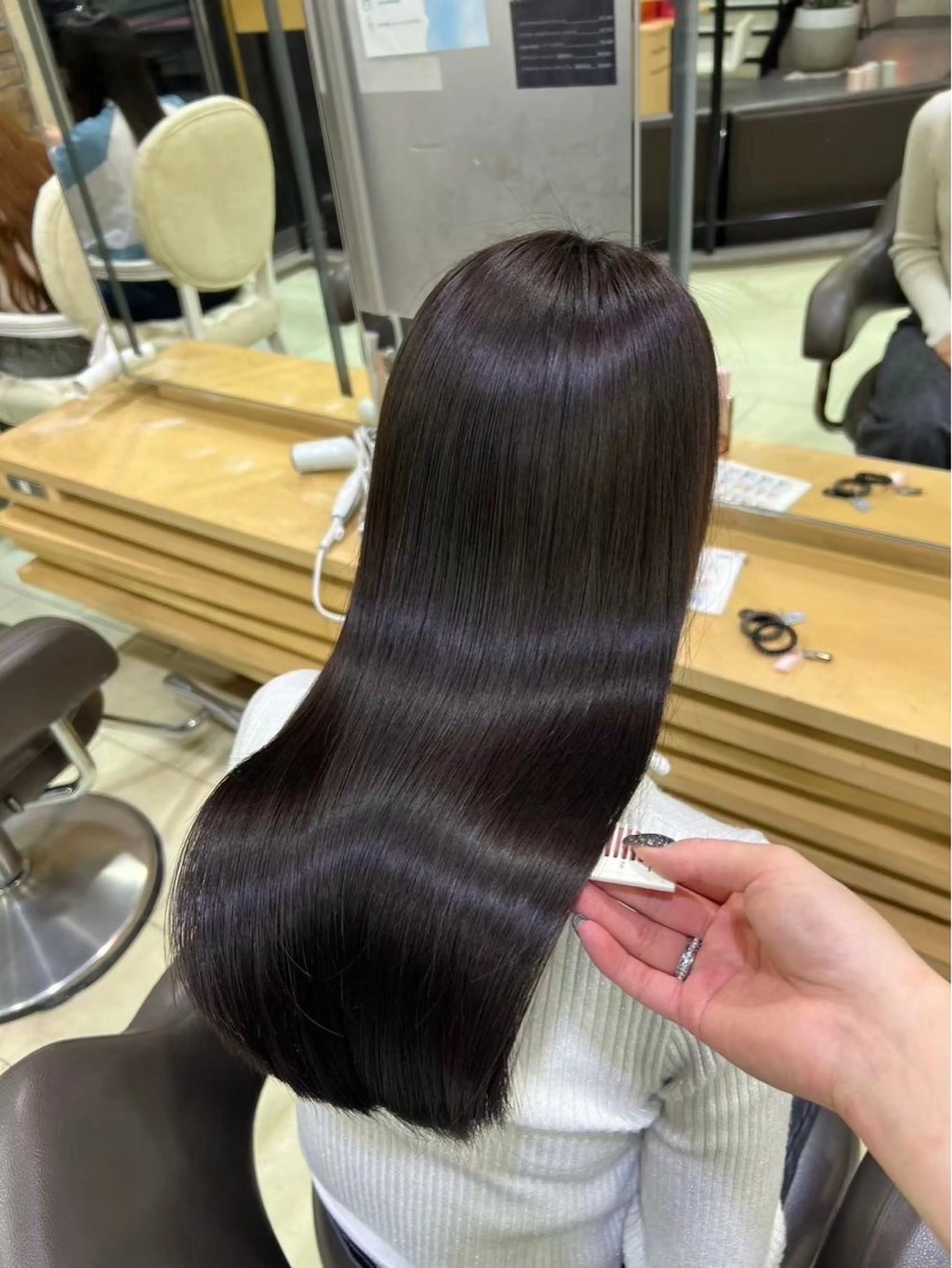 カラー カット ヘアカラー トリートメント 艶カラー/eye 🫧ྀི/栞のヘアスタイル