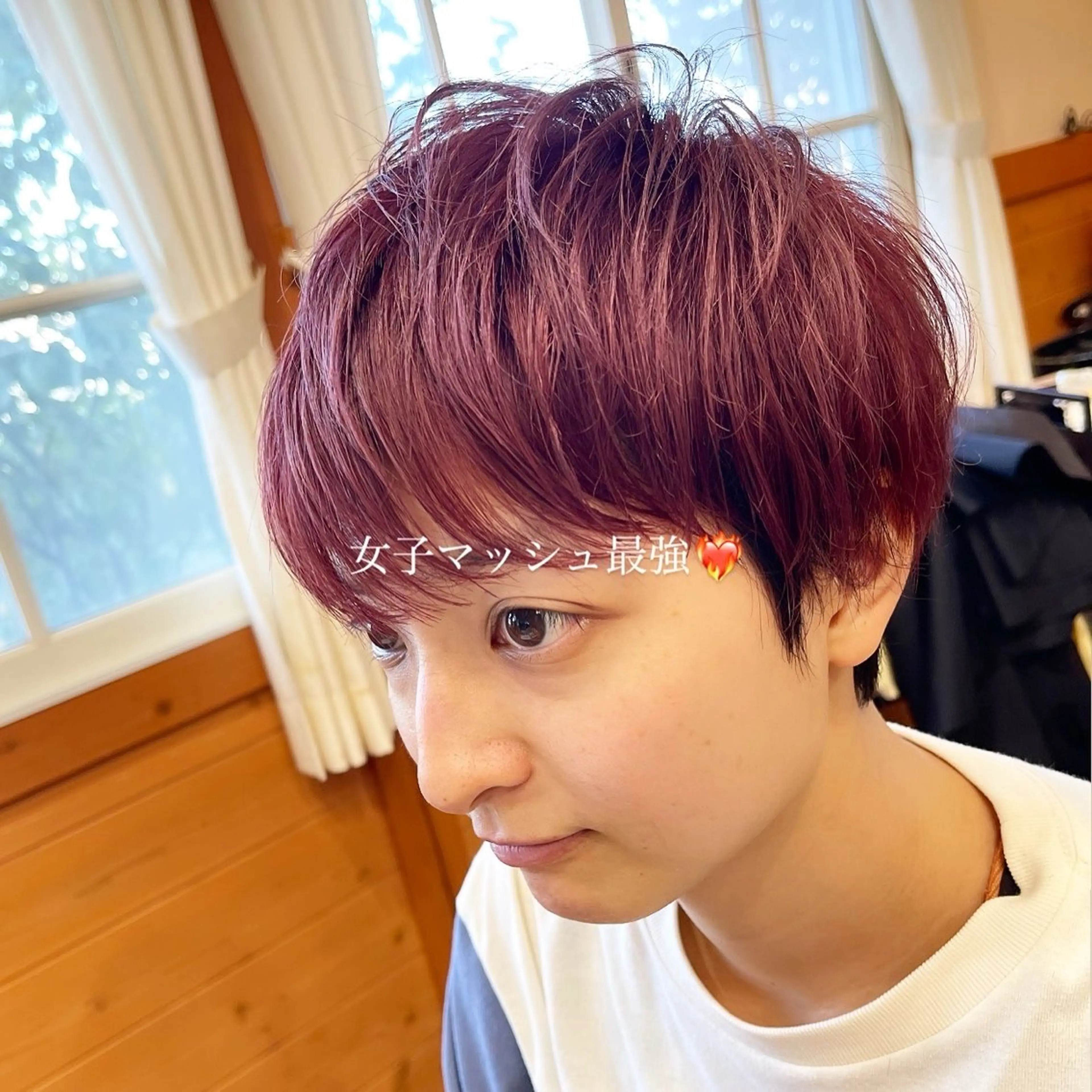 ショート メンズ TJ天気予報 豊田 /松岡さくらのヘアスタイル