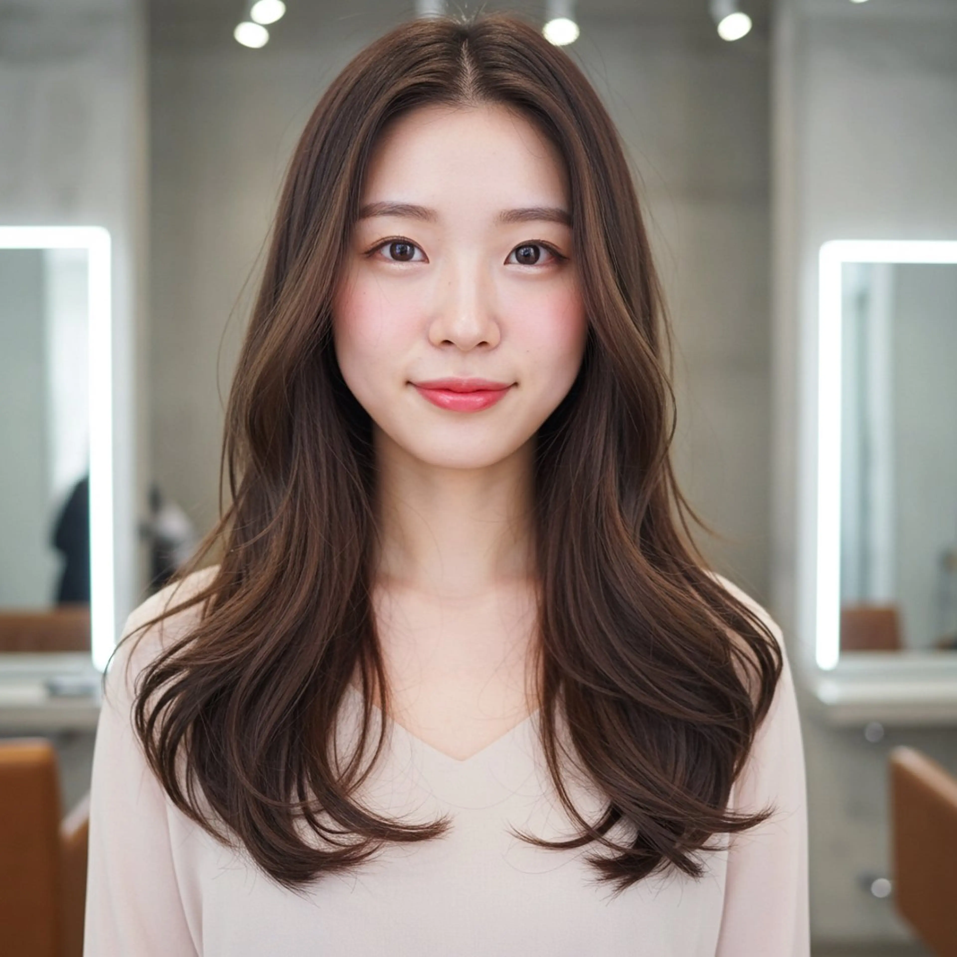 ロング 似合わせボブ✖️ 韓国レイヤー✨小関のヘアスタイル