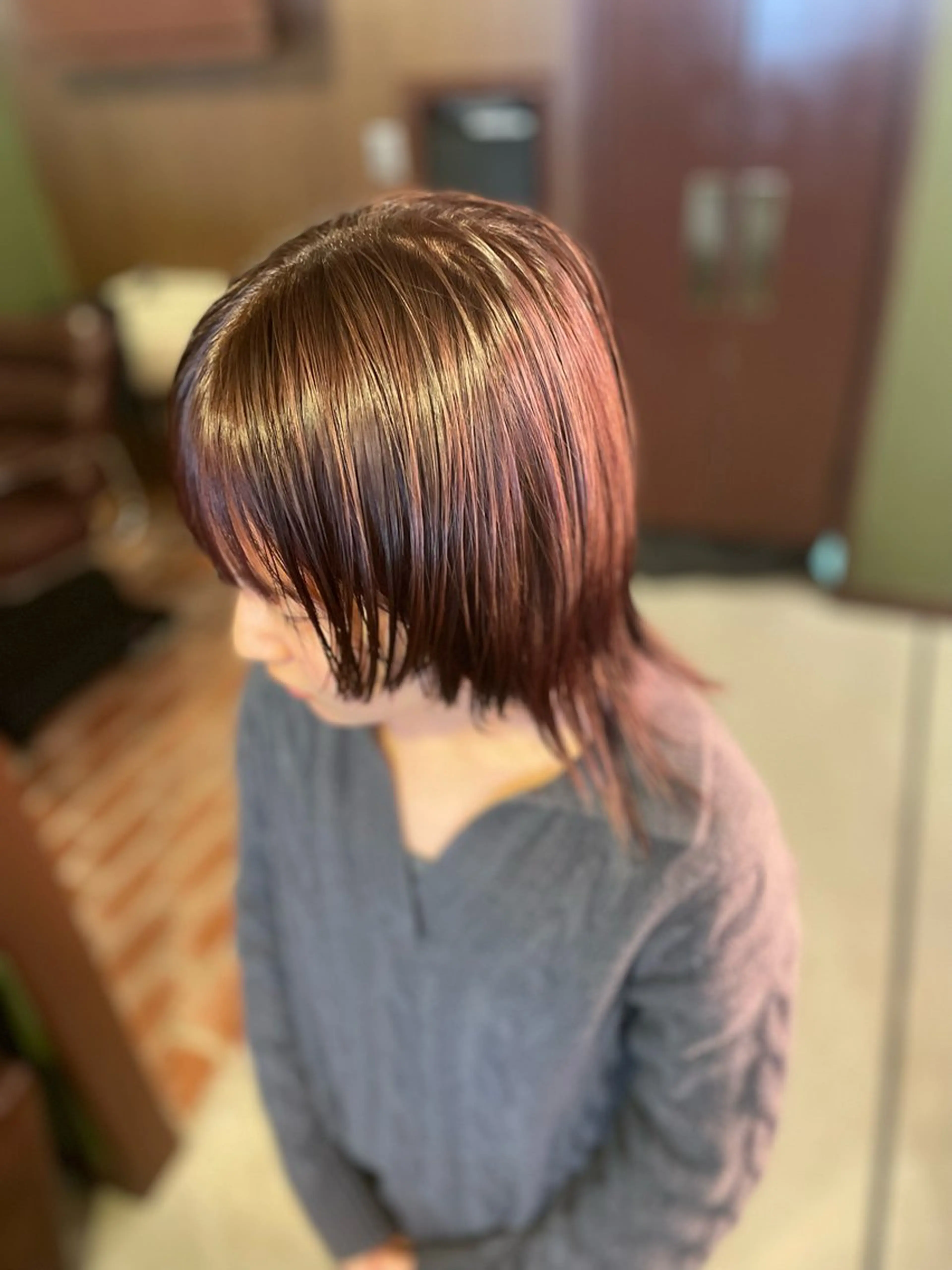 ミディアム カラー カット ヘアカラー トリートメント PATH-hair. storeのヘアスタイル