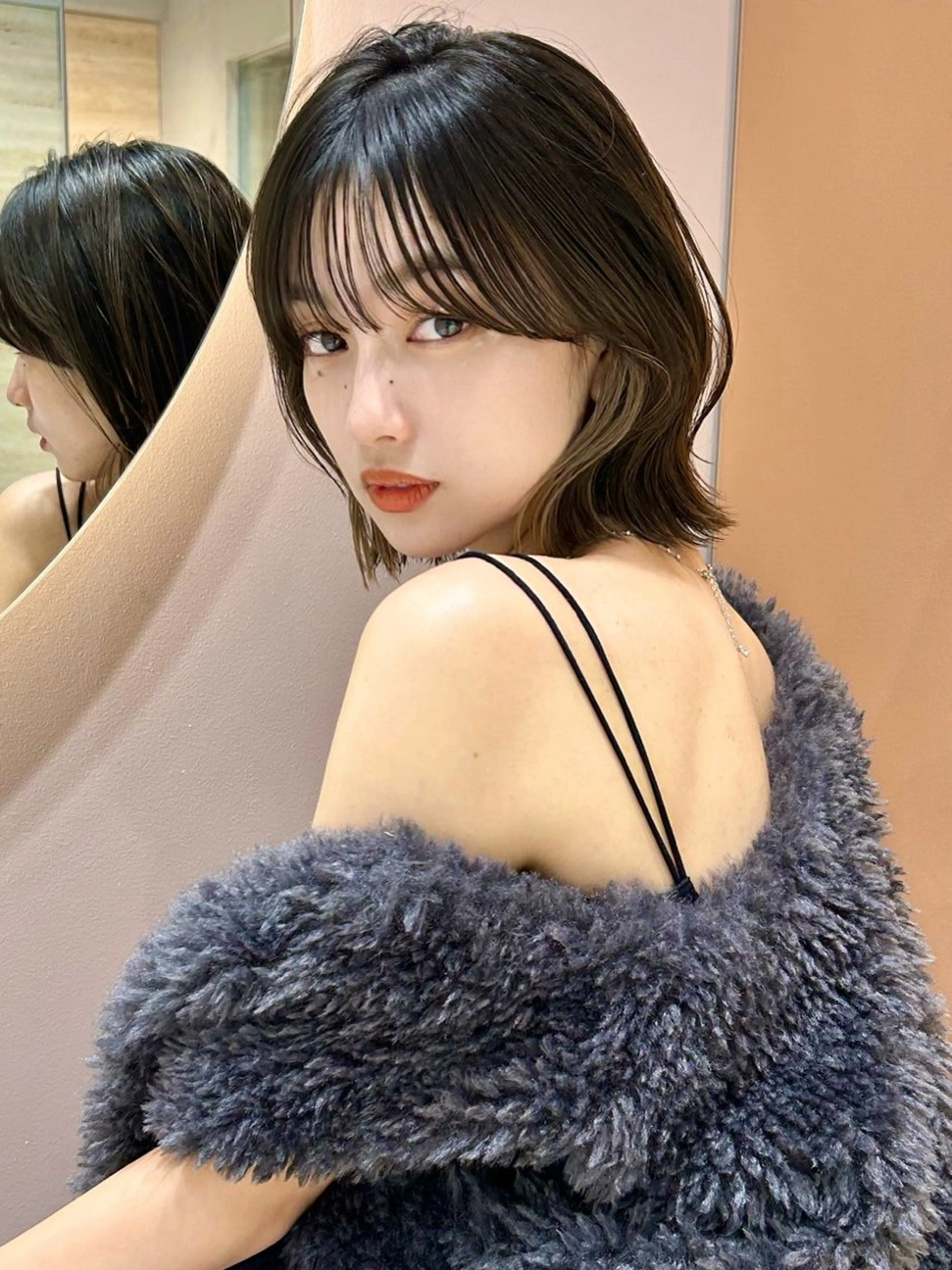 似合わせ韓国風カット＆透明感カラー＆1ステップナノトリートメント❣️の写真