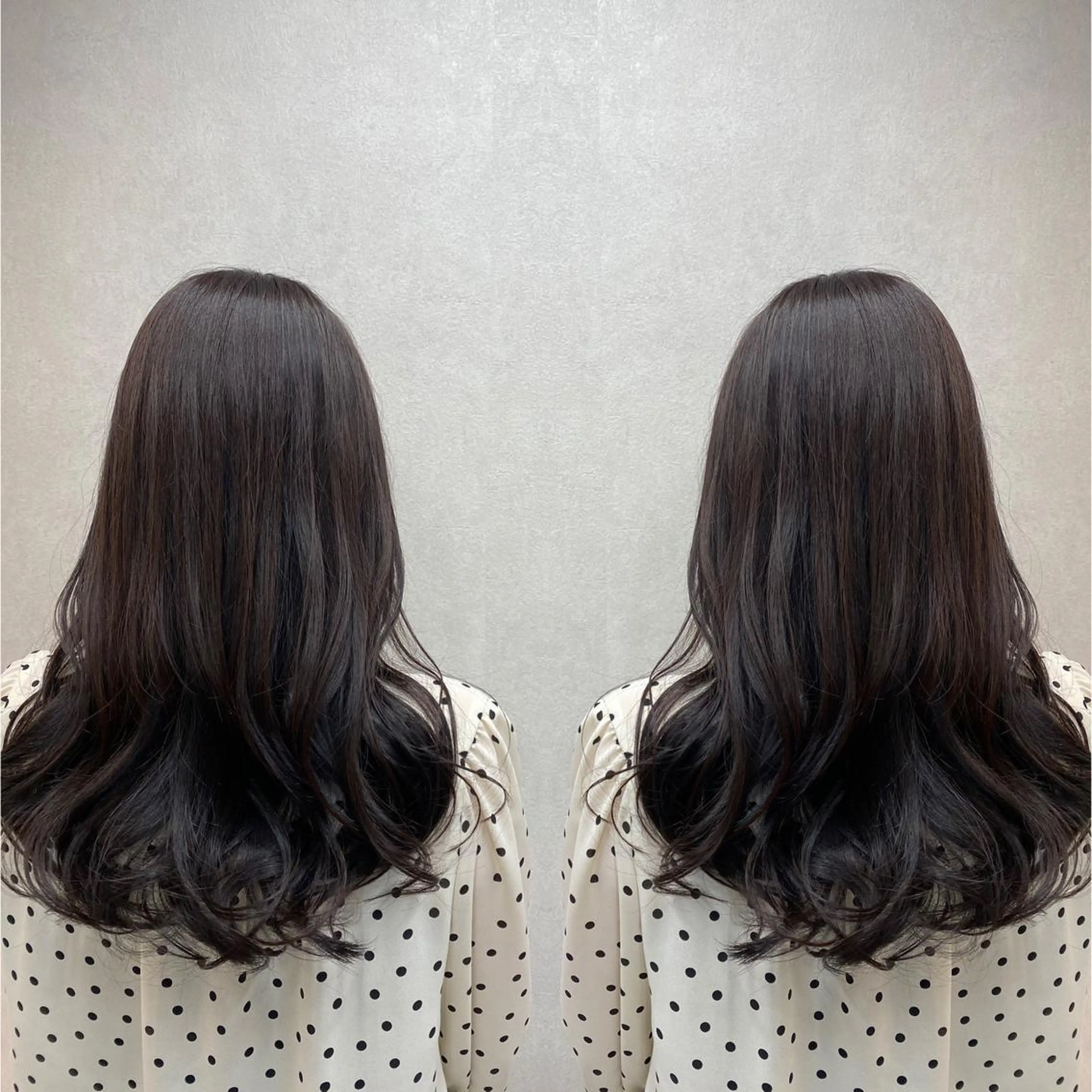 ロング カラー カット ヘアカラー トリートメント tocca 💜石田愛結💜のヘアスタイル