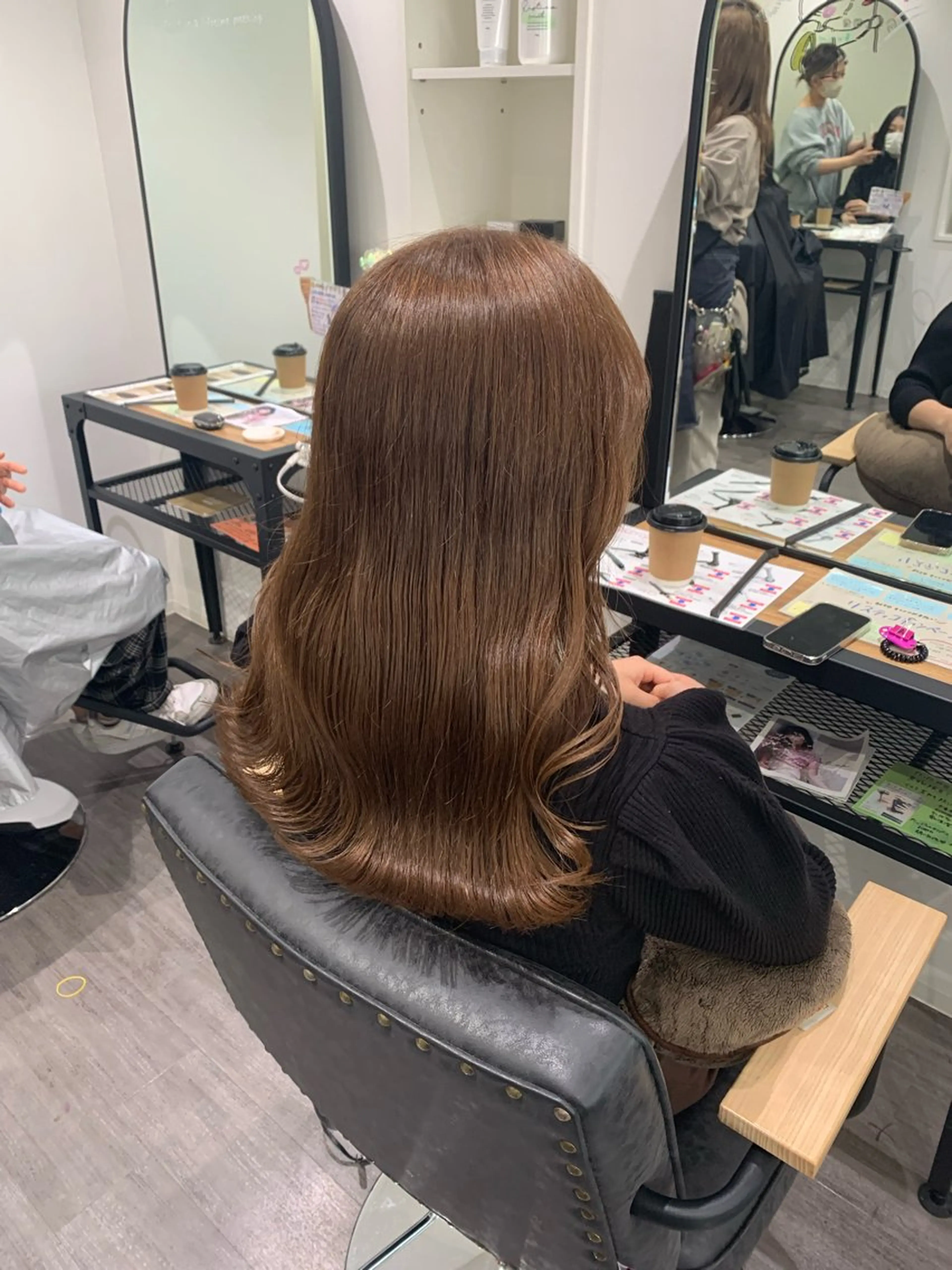 カラー ヘアカラー トリートメント 艶髪🥣透明感カラー 🫧前田奈津実のヘアスタイル