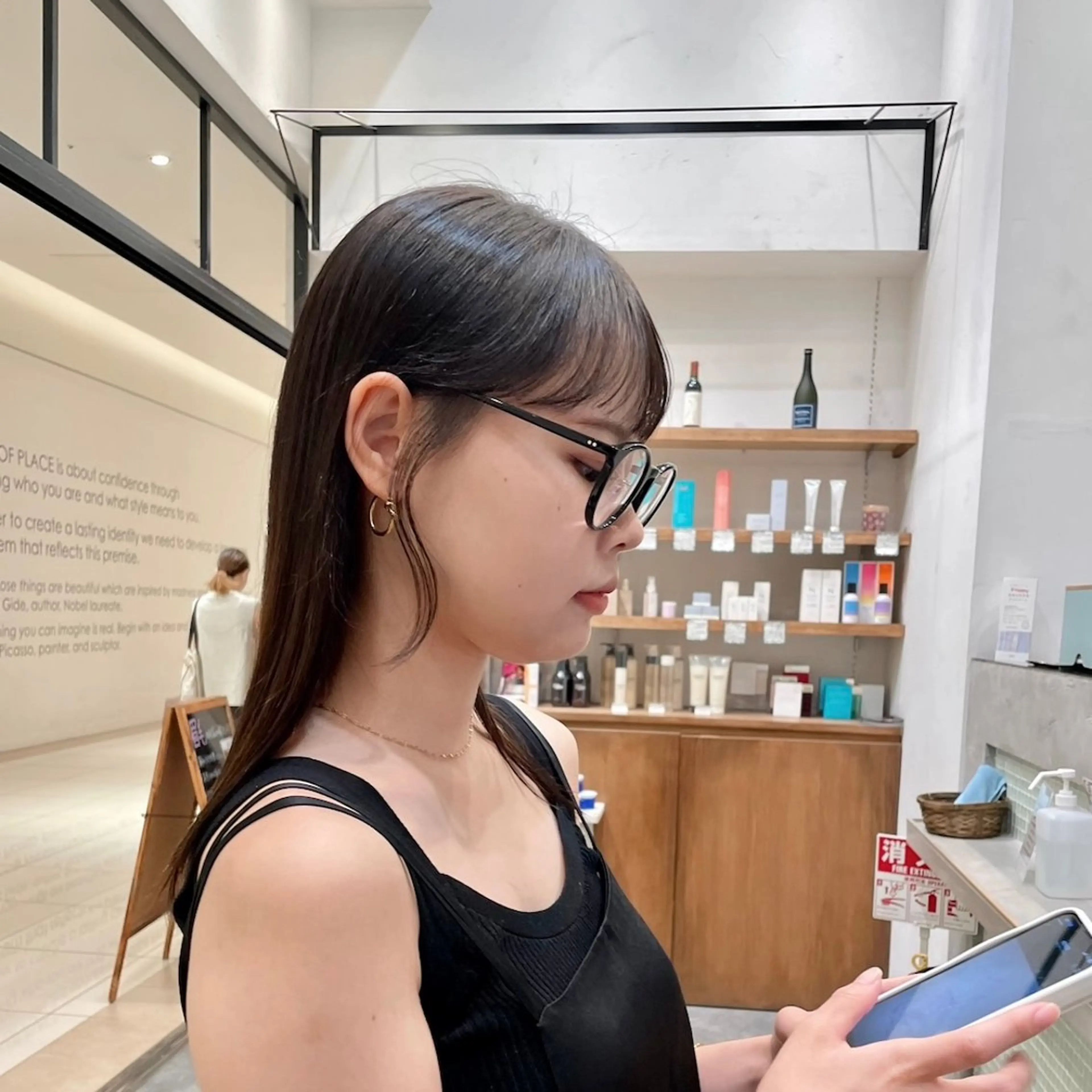 セミロング 似合わせ♡レイヤー/ 暖色艶カラー/moeのヘアスタイル