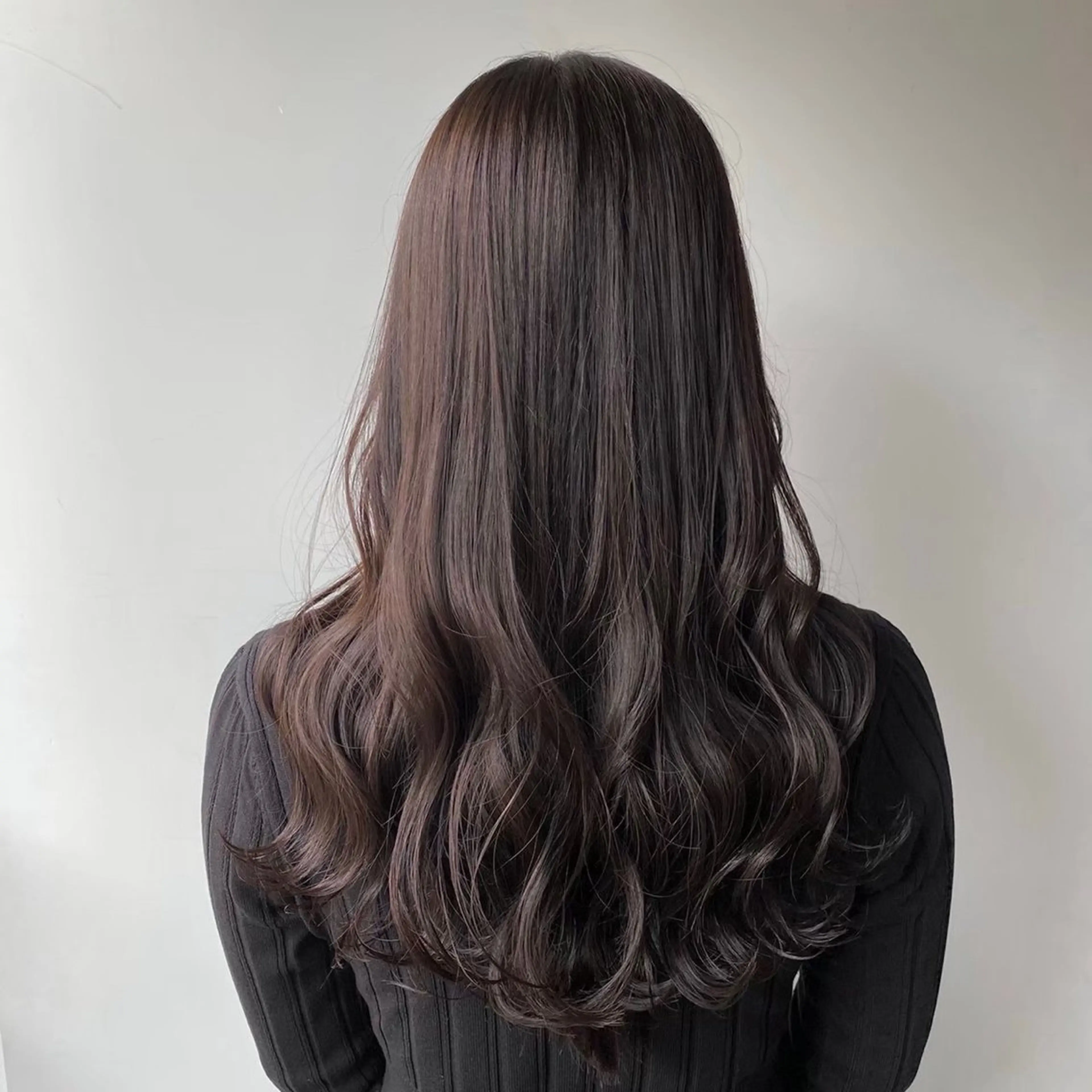 ロング カラー カット パーマ 藍斗｜透明感カラー /レイヤーのヘアスタイル