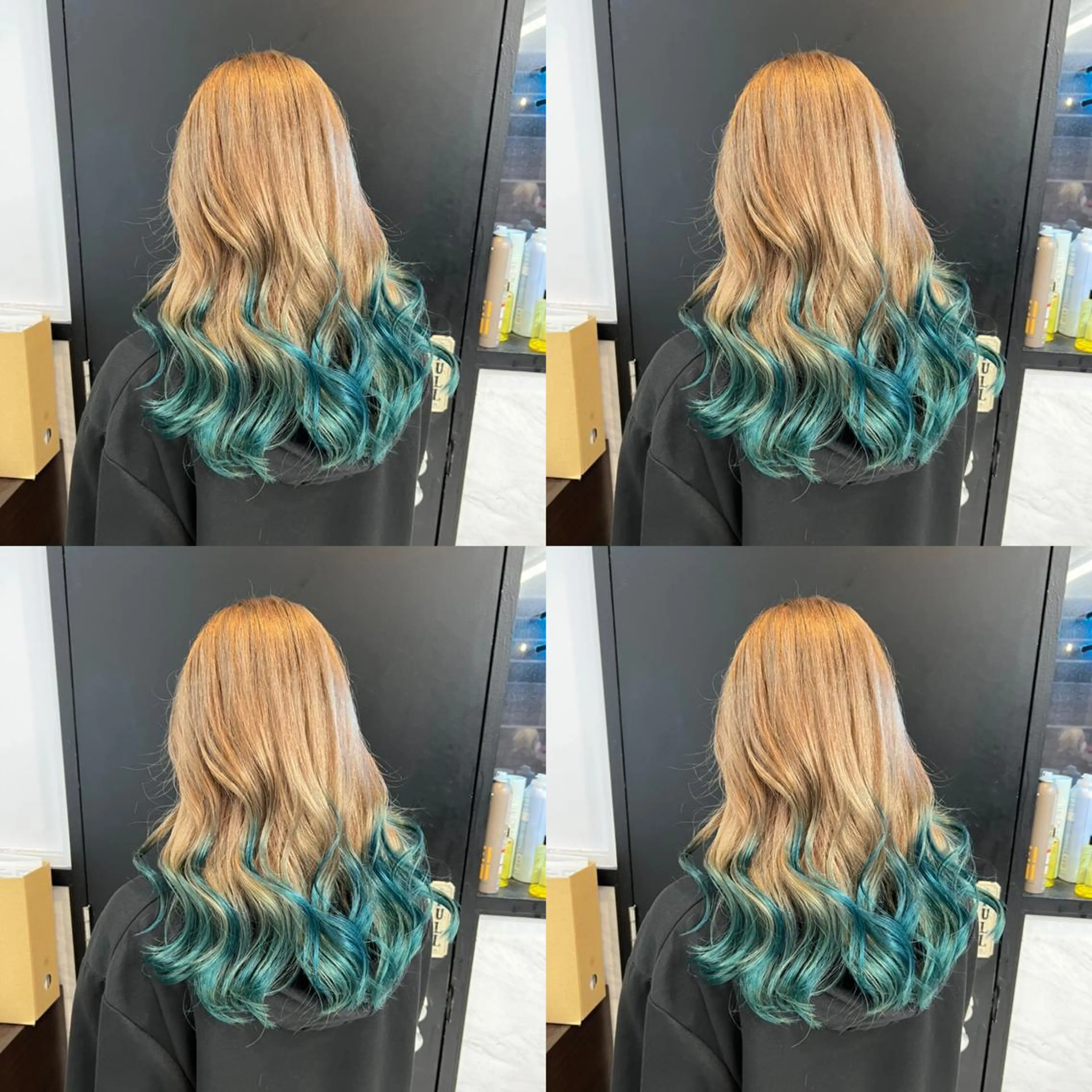 セミロング カラー ヘアカラー トリートメント ✨髪質改善✖︎韓国 レイヤー✨ナカムラのヘアスタイル