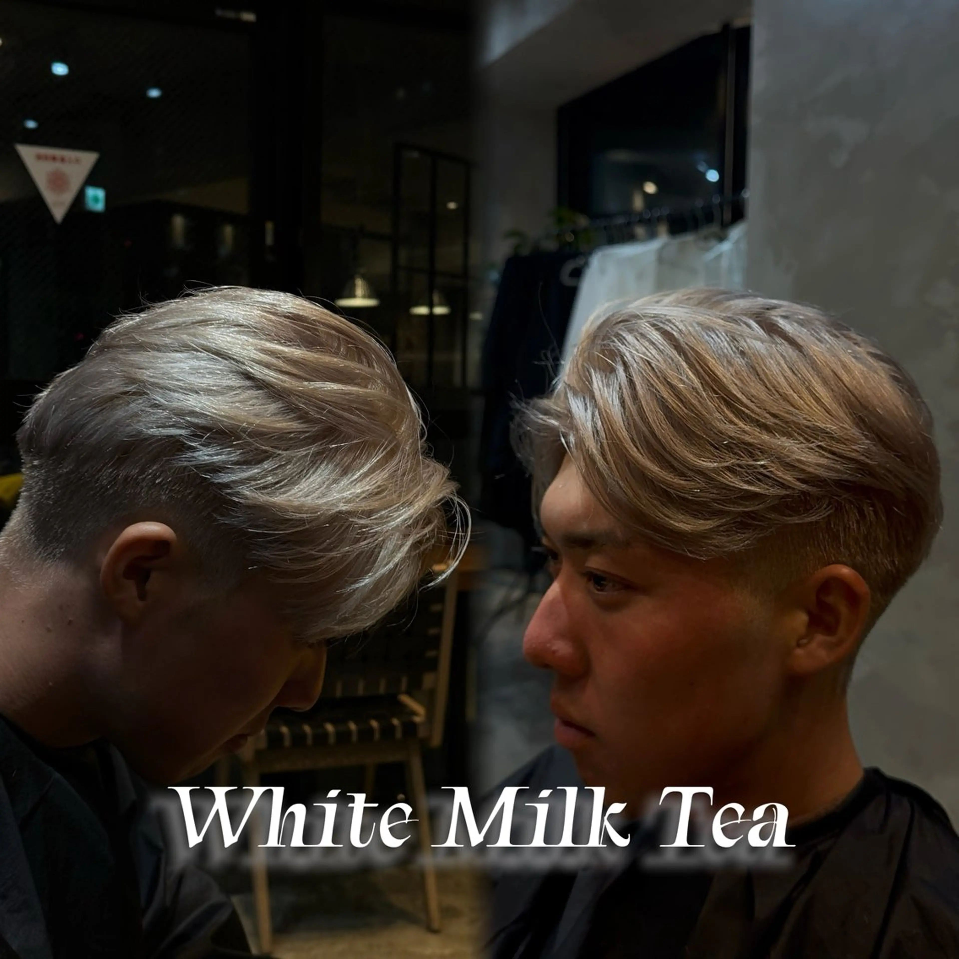 ショート メンズ メンズブリーチ センターパート メンズハイトーン スパイキーショート ショートヘア MEN’S SALON HAVANA所属・渋谷/海外風/パーマ /フェード/千尋のヘアスタイル