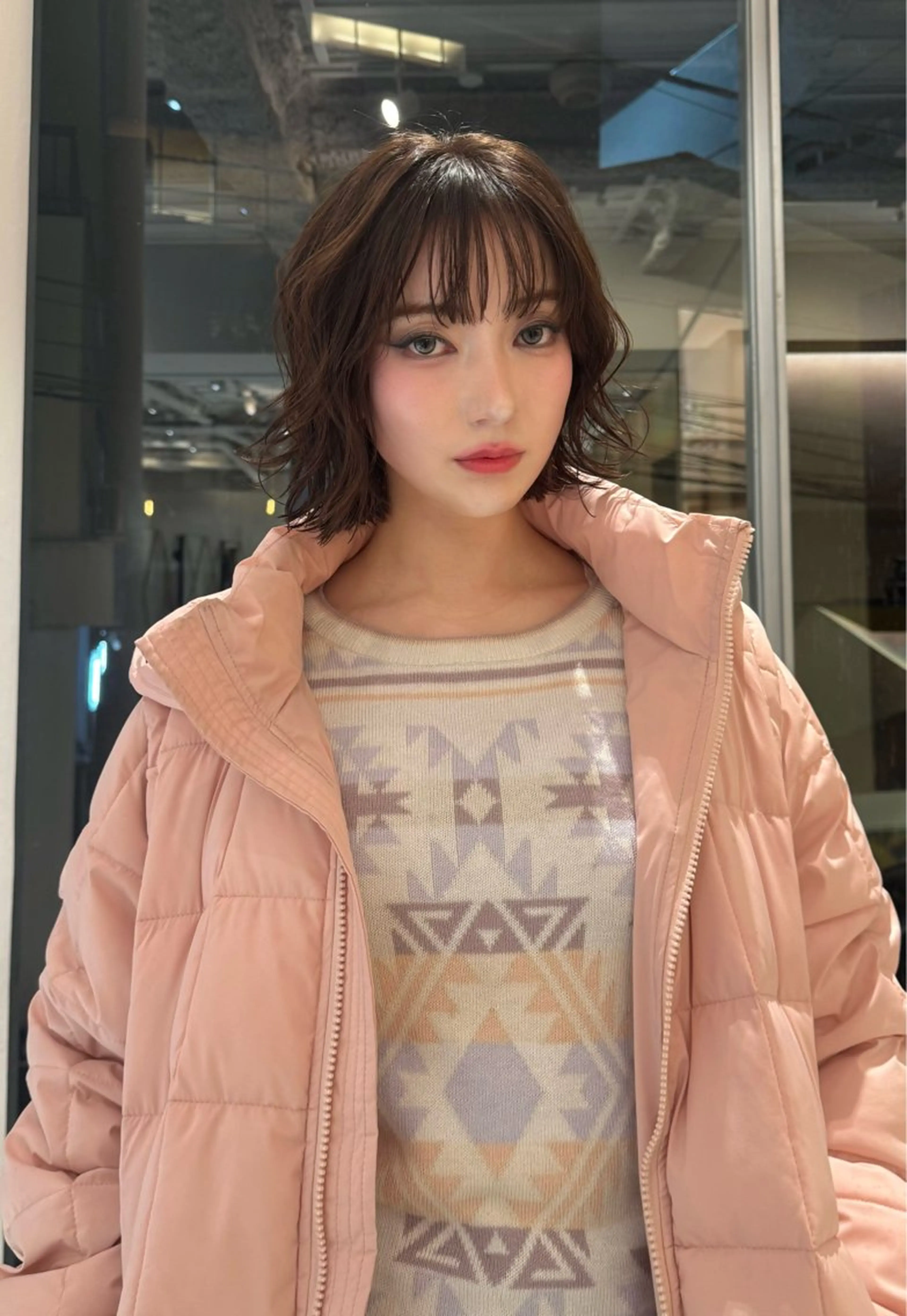 ショート パーマ カット パーマ 🩵似合わせボブ /ミニボブ🩵しおのヘアスタイル