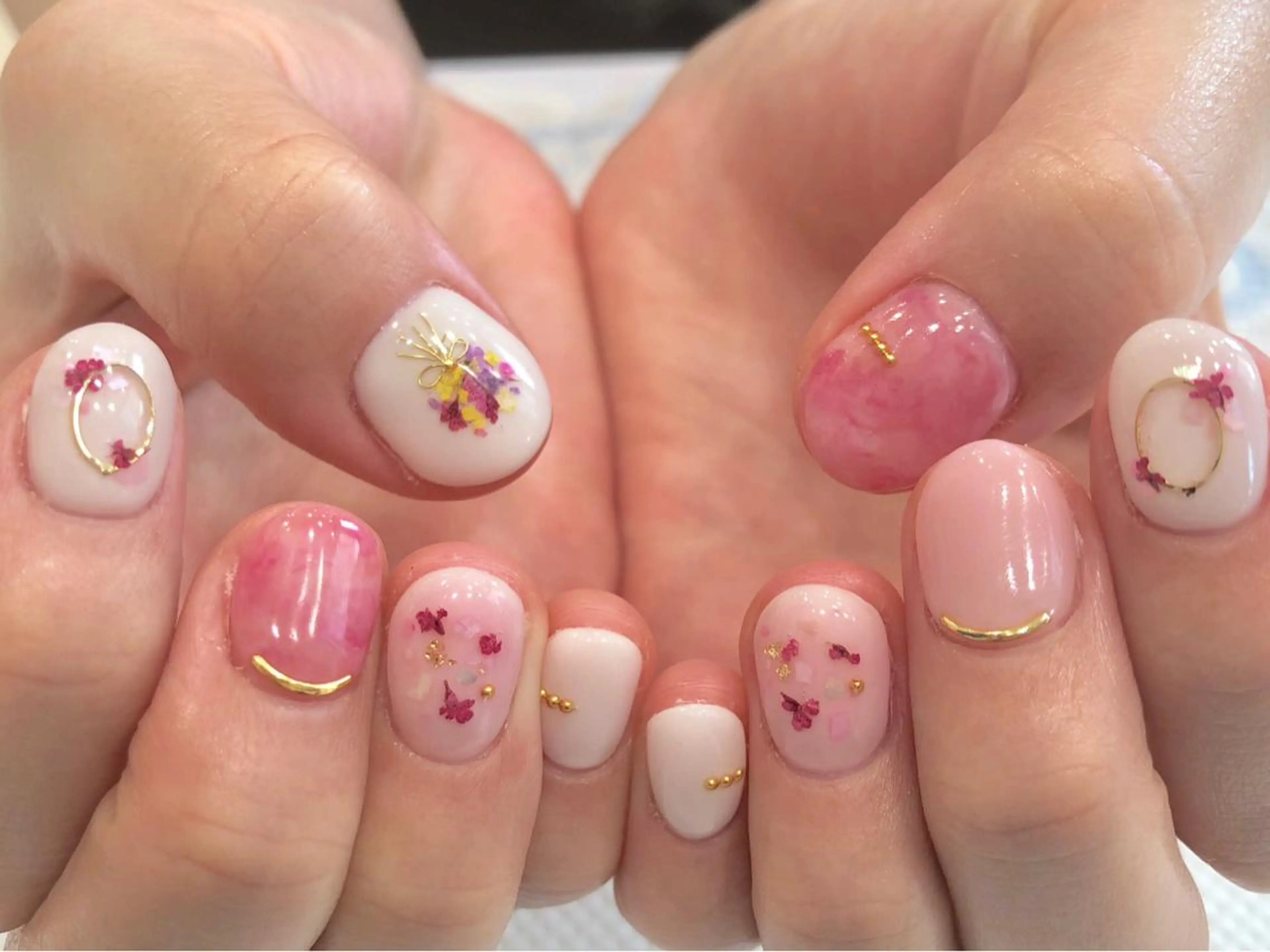 ネイル ブライダルネイル Ash関内ネイリスト 荒木のネイルデザイン