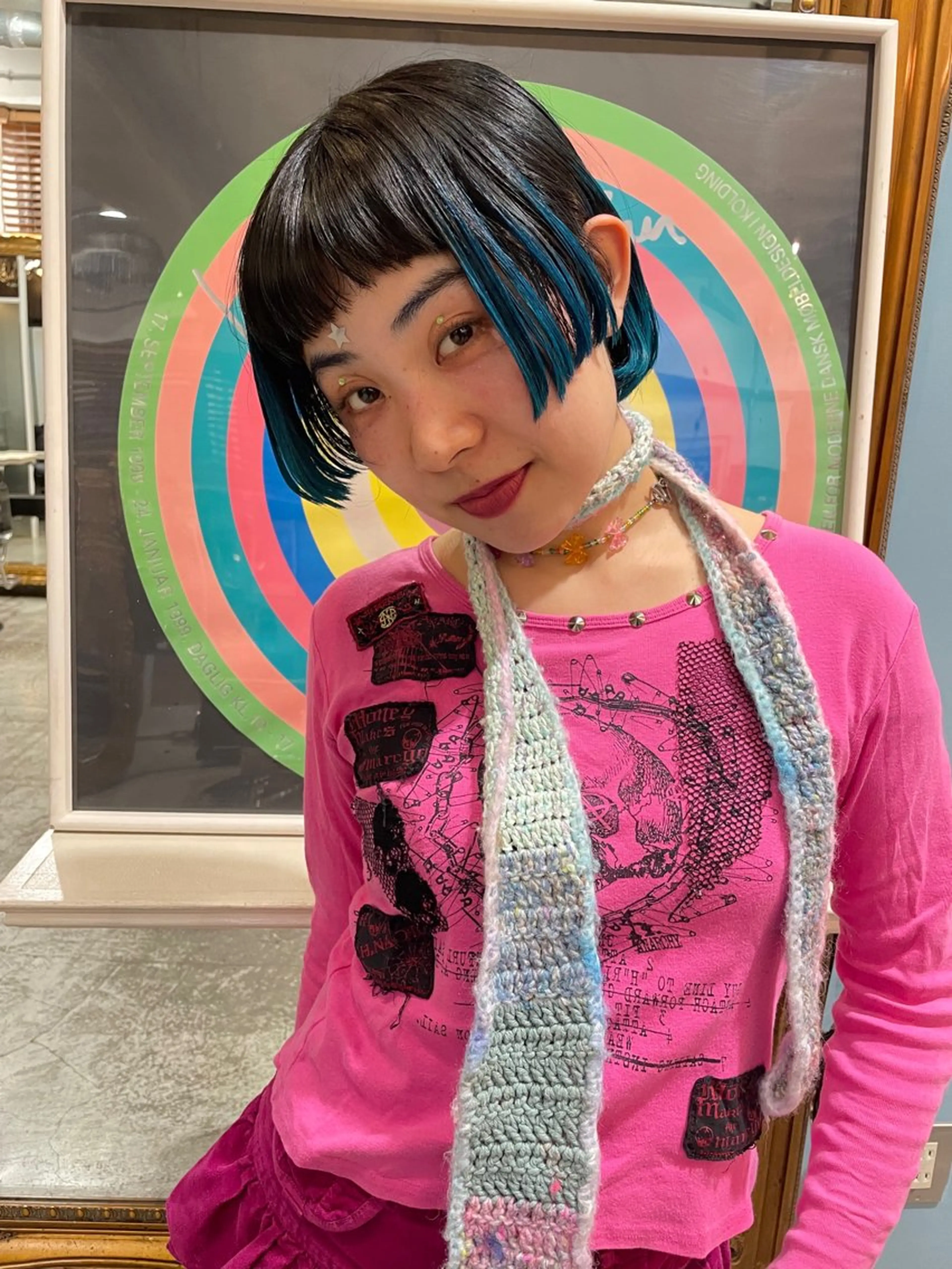 ショート カラー ブリーチ デザインカラー ヘアカラー BRIDGE所属・透明感カラー/パーマ hitomiのヘアスタイル