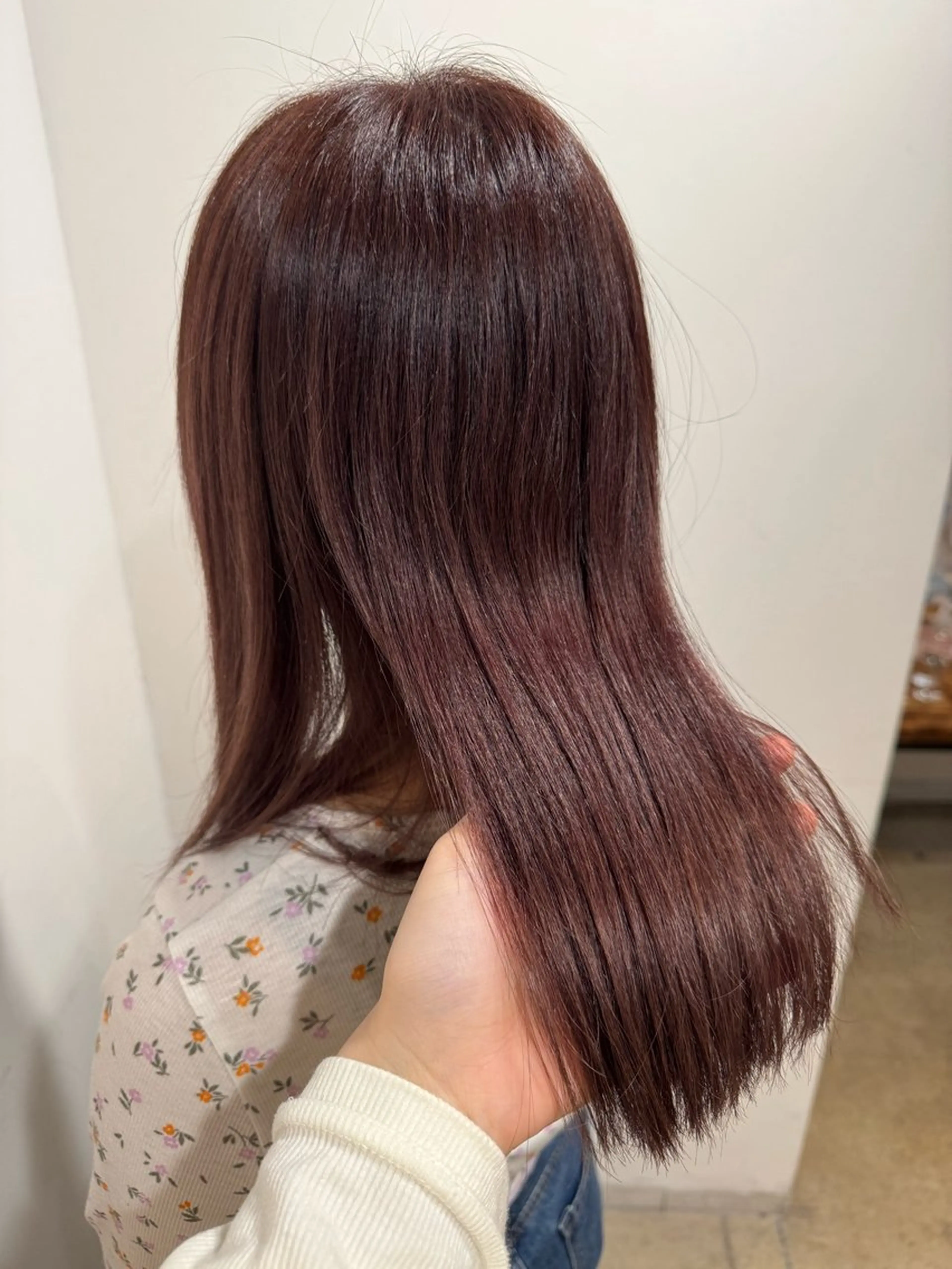 ミディアム カラー ベージュカラー ピンクカラー カット ヘアカラー 無料モデル急募/ボブ /レイヤー/Rinのヘアスタイル