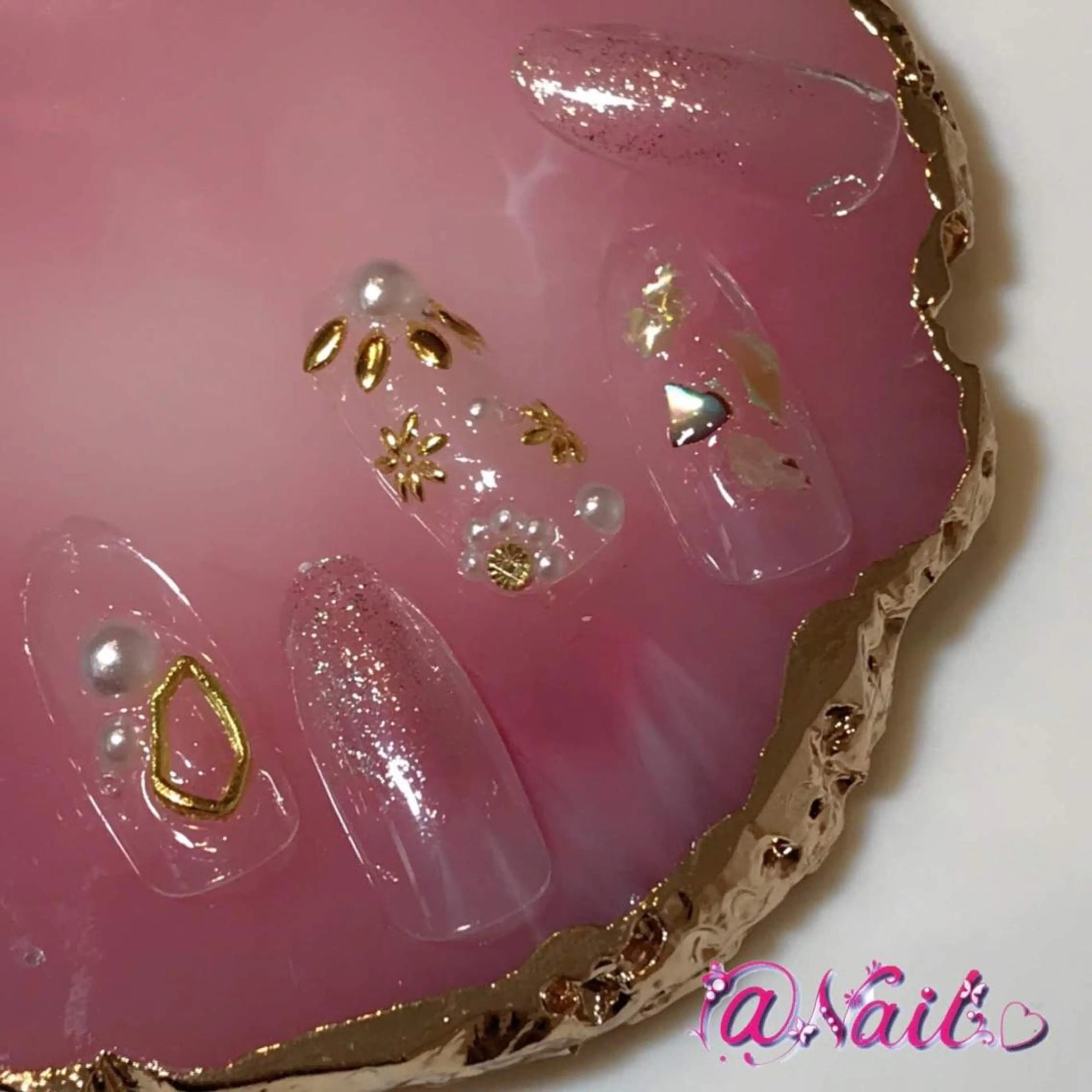 ネイル ネイルチップ 小尾 栞のネイルデザイン