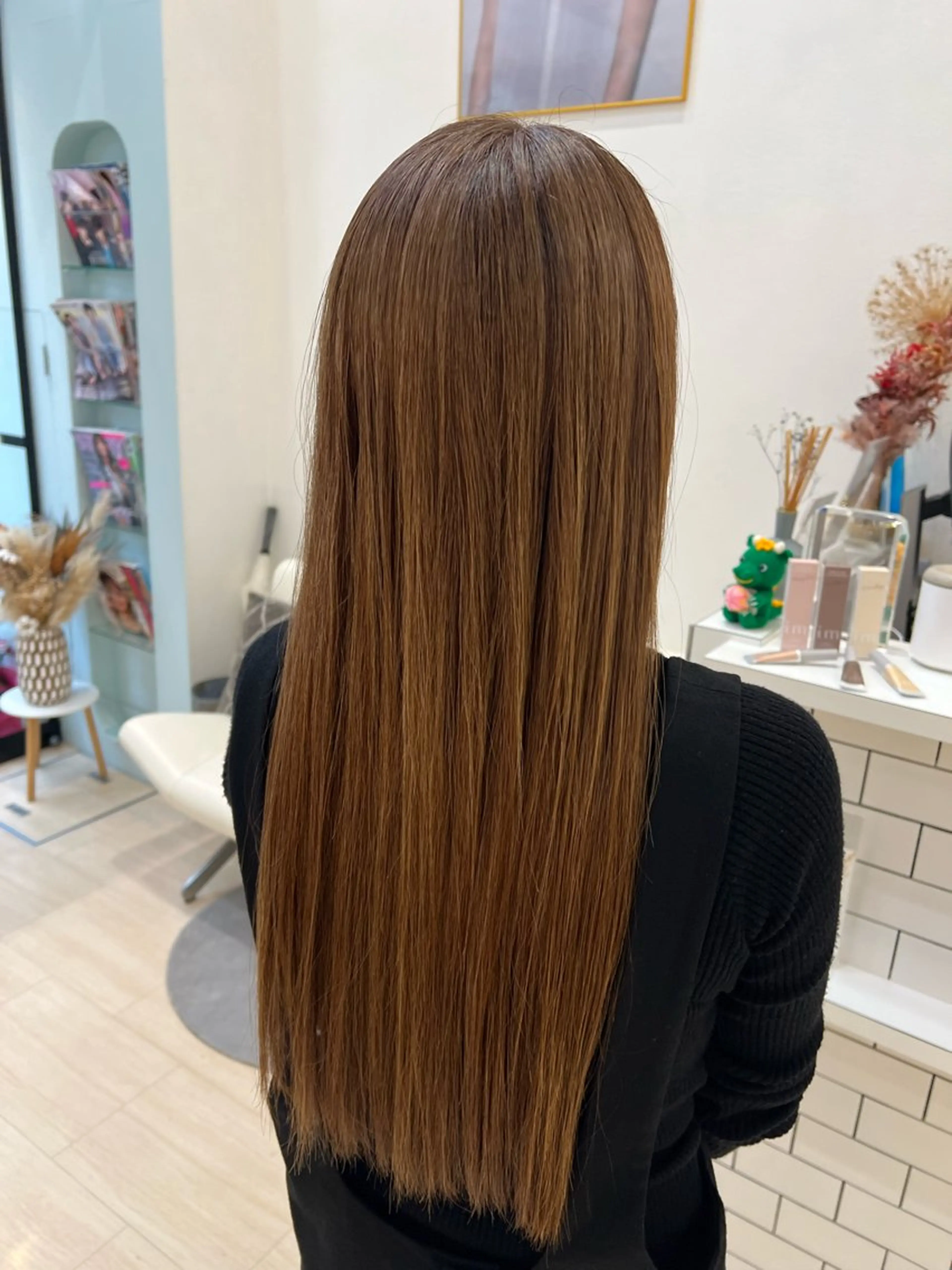 ロング カラー パーマ ヘアアレンジ メンズ 縮毛矯正 堀井 凌平のヘアスタイル