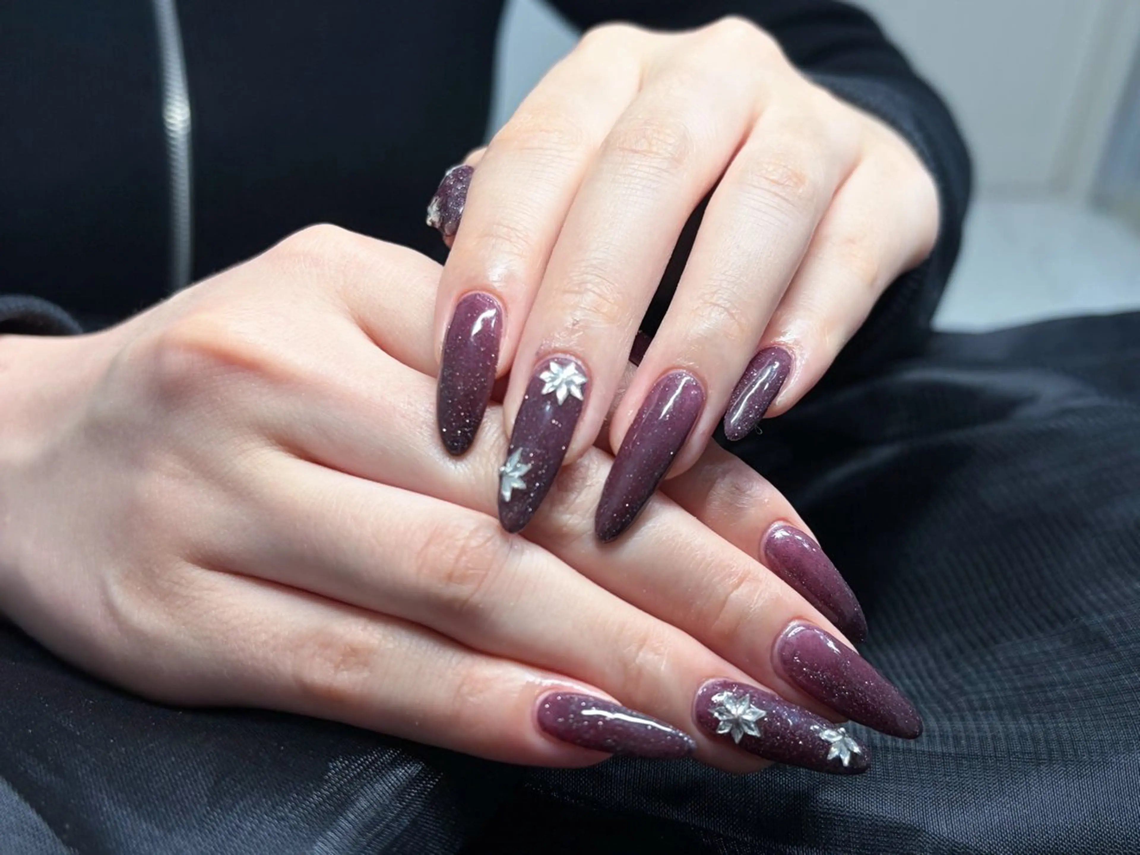 ネイル スカルプネイル シンプルネイル Lunailsalon所属・Lu nailsalonのネイルデザイン