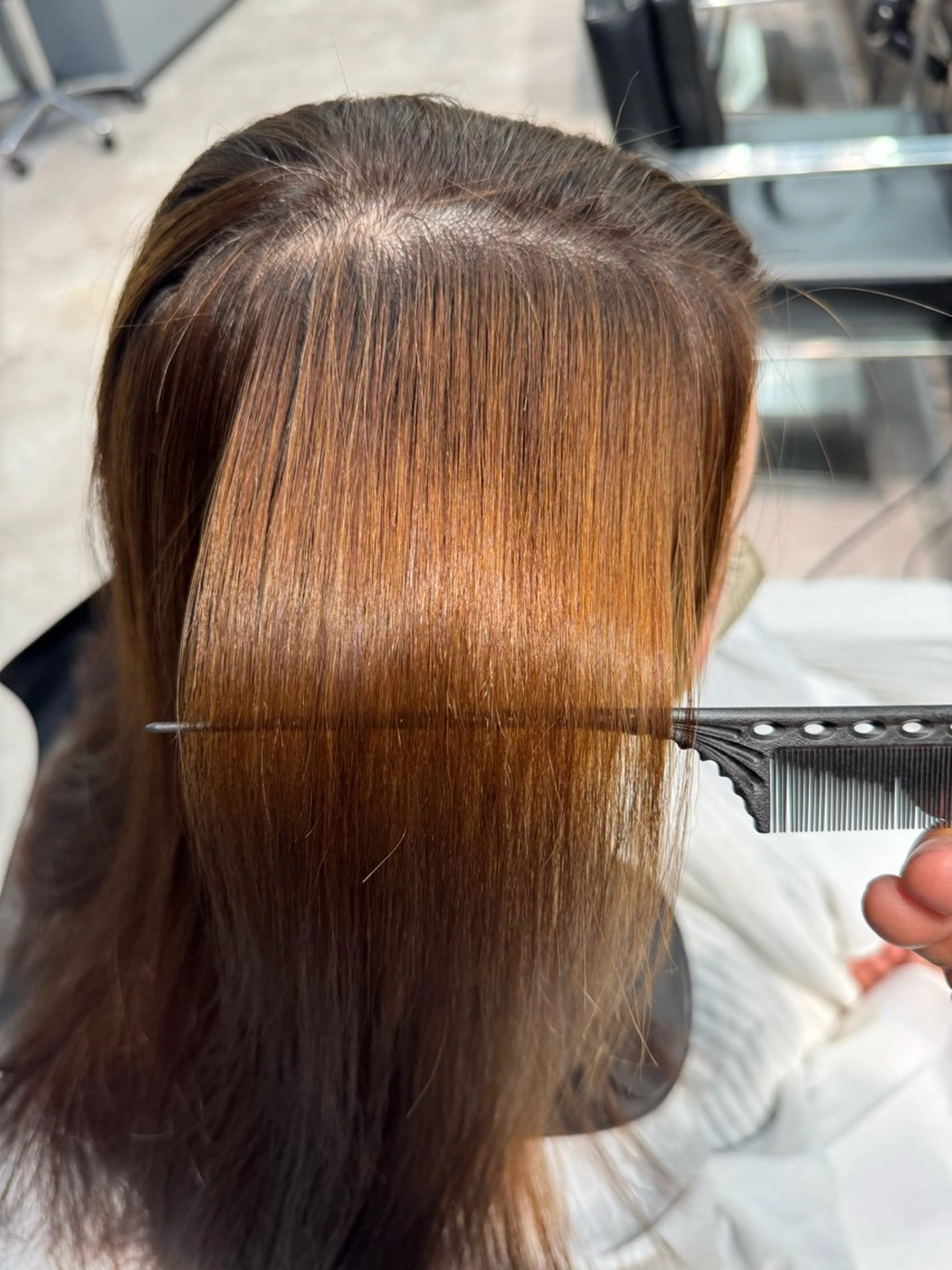 ロング パーマ ストレートパーマ 北村 岳久翔のヘアスタイル