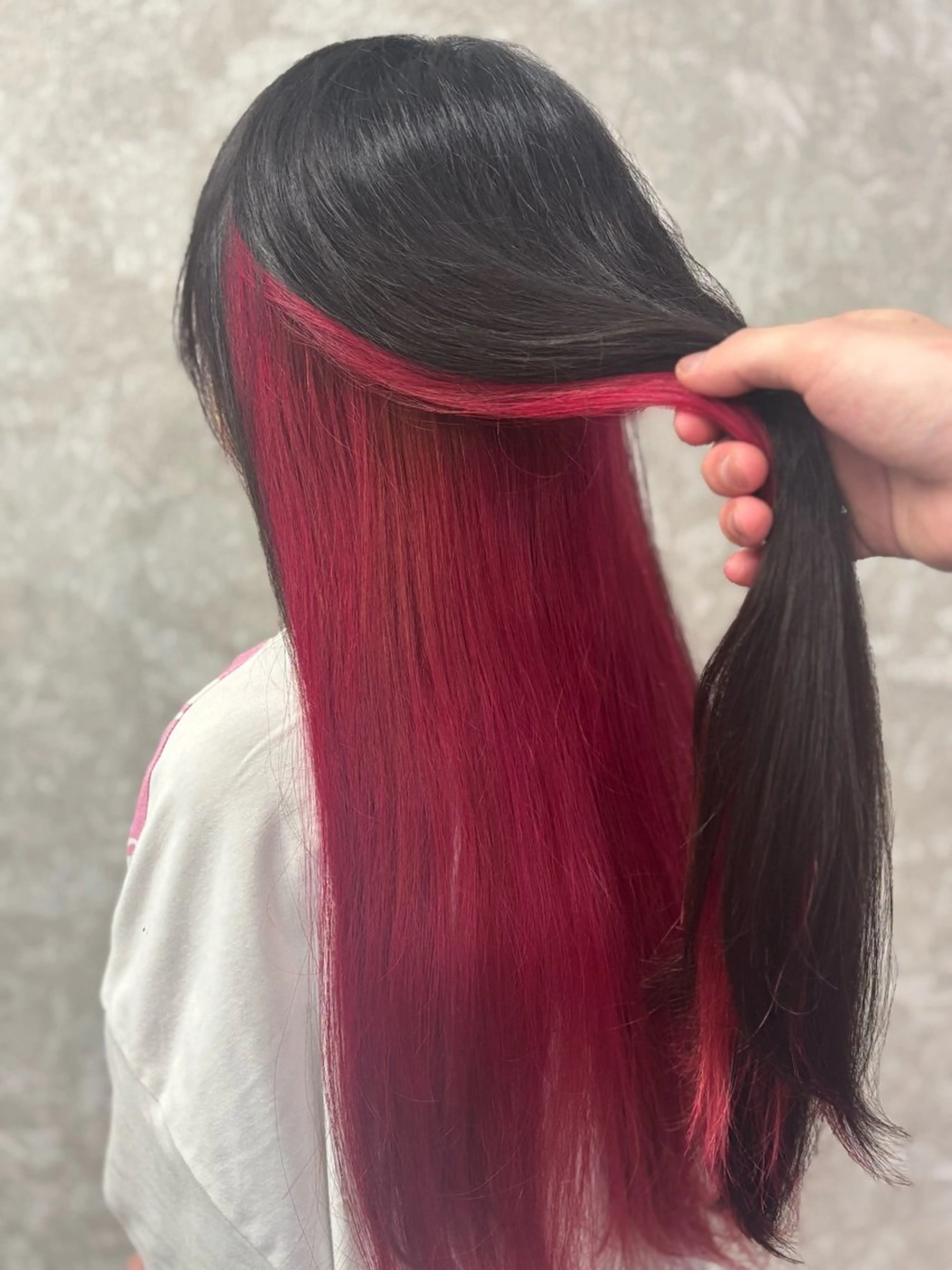 ロング ヘアカラー トリートメント GO GOOD.髪質 改善艶カラー小宮拓海のヘアスタイル