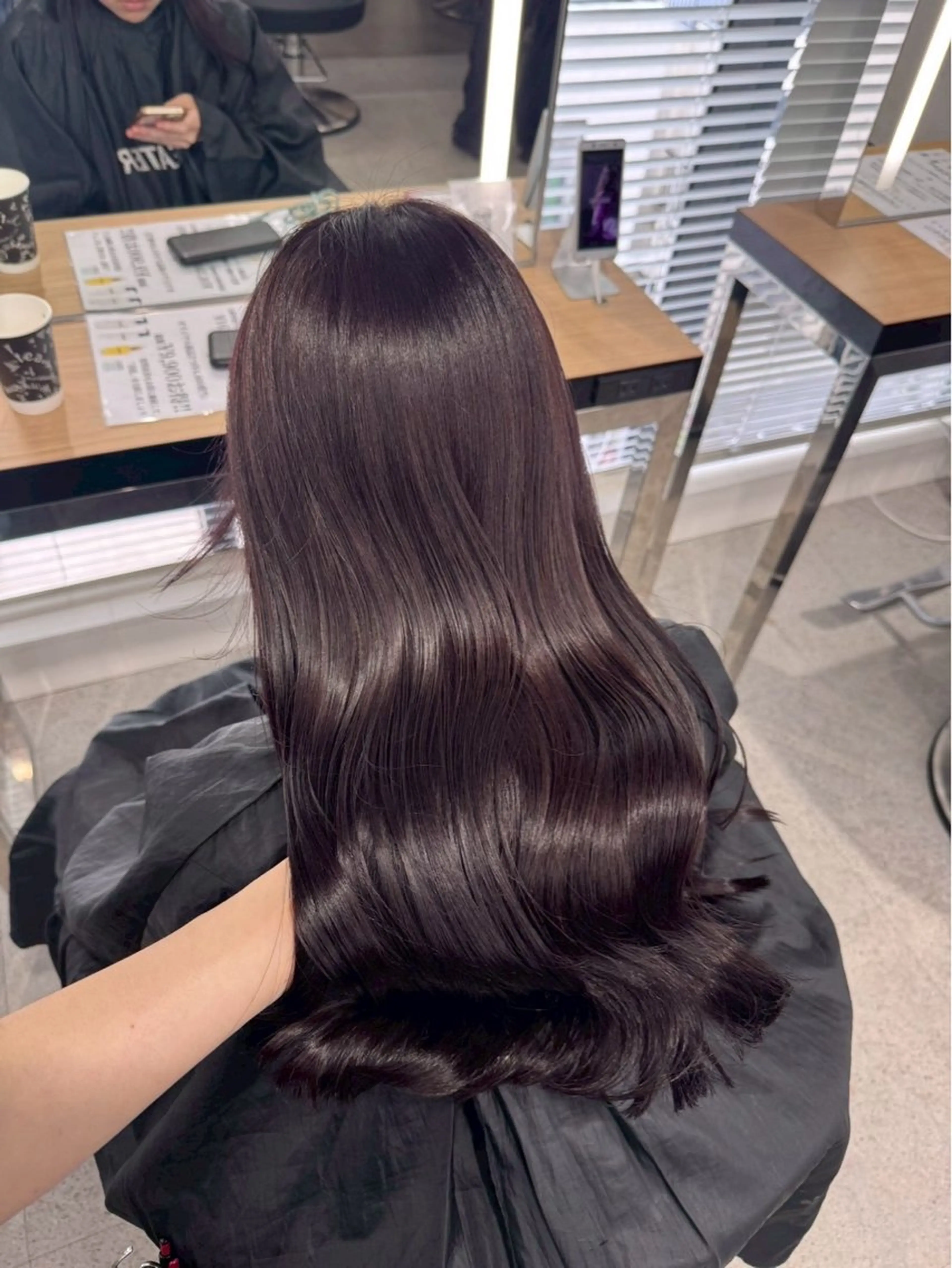 ロング ヘアカラー miku/ラベンダー 透明感カラー🪻❤︎のヘアスタイル