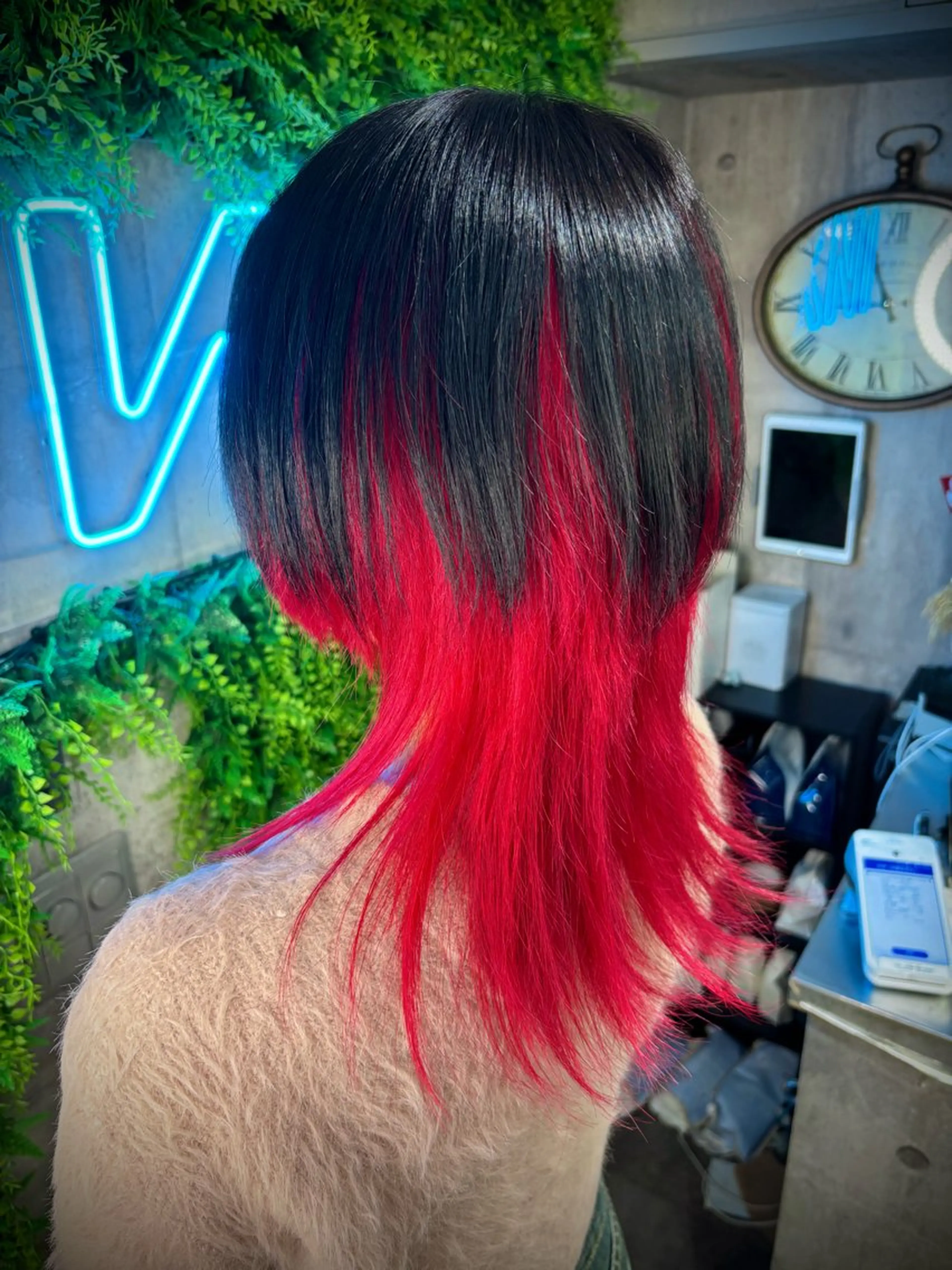 ミディアム カラー ヘアカラー 韓国スタイル/レイヤ ー/透明感カラー⛄️のヘアスタイル