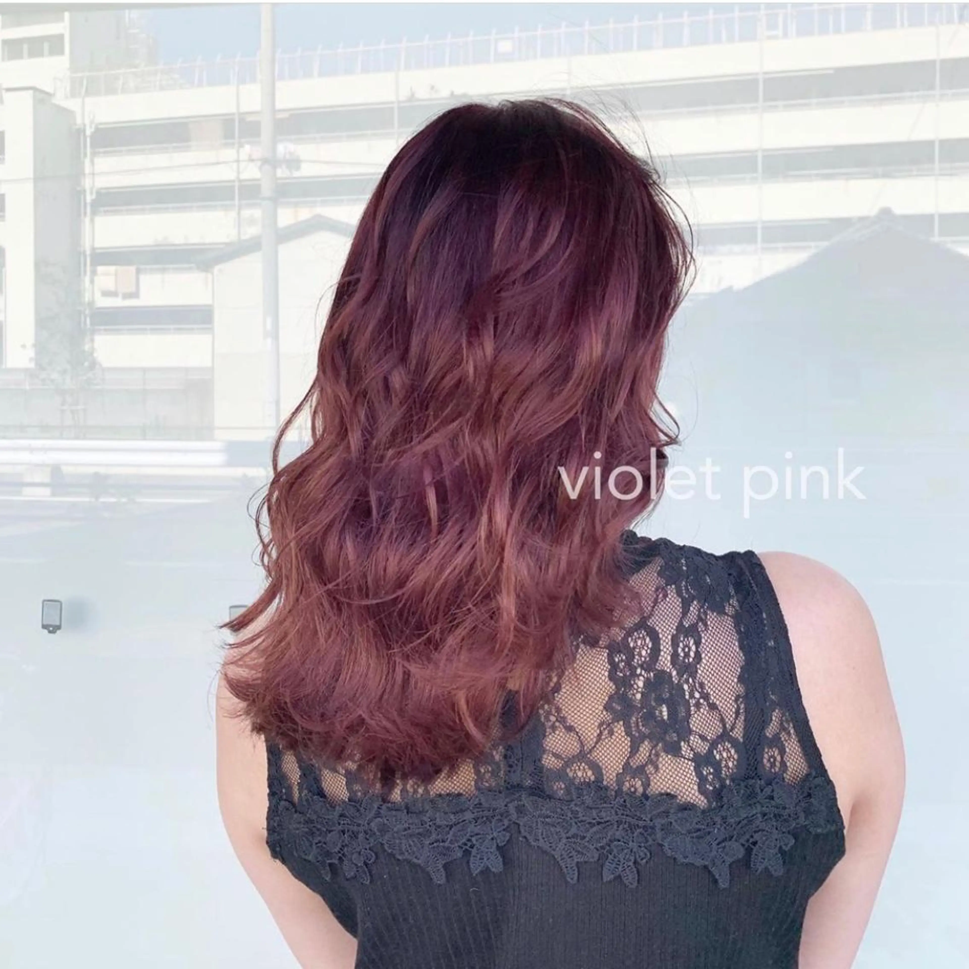 セミロング ヘアカラー 🫧艶髪カラー🫧 森本くるみのヘアスタイル