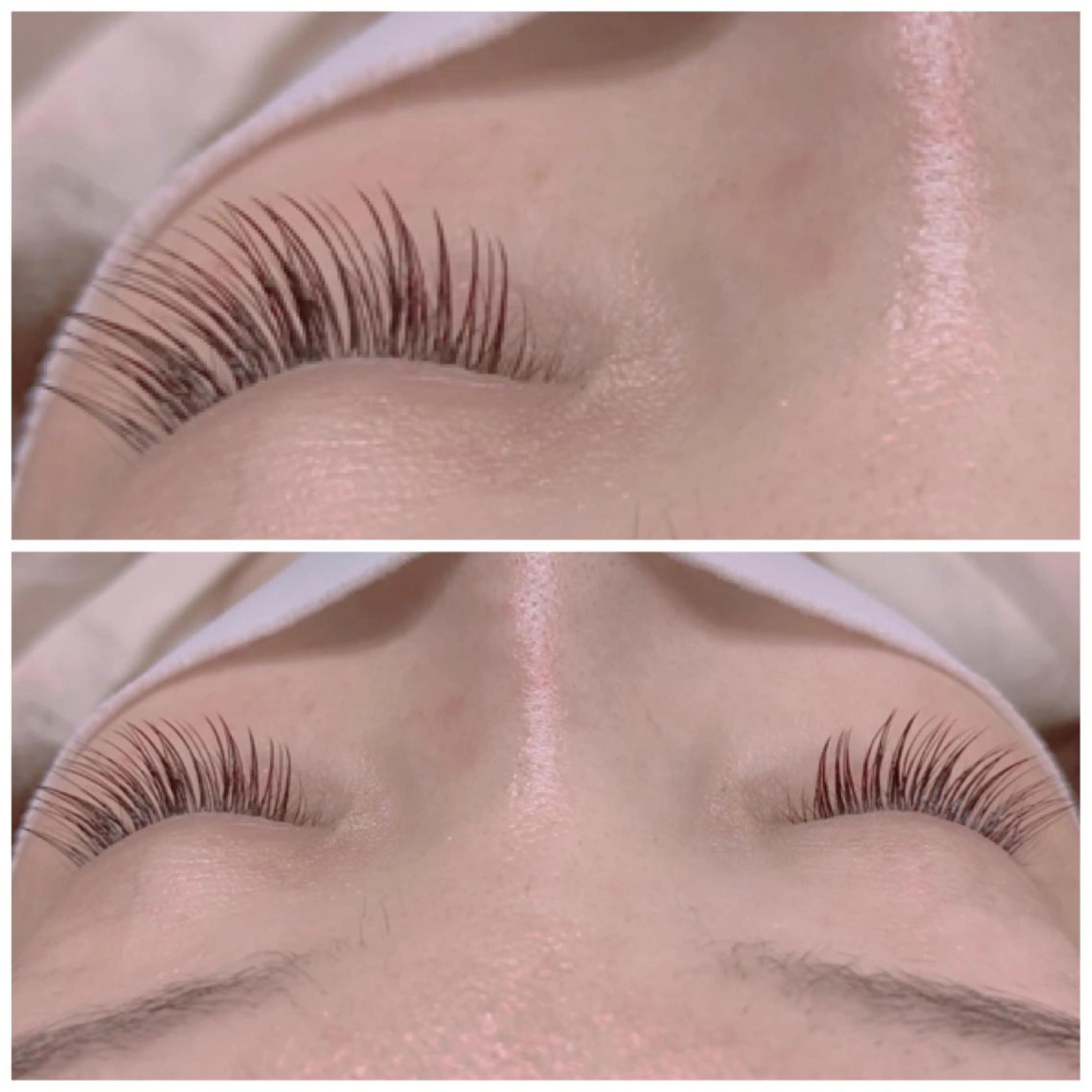 マツエク・マツパ カラーマツエク フラットラッシュ 韓国風マツエク ナチュラル パリジェンヌラッシュリフト オーダーメイドまつげ ＆まゆげ.RIKAのマツエク・マツパデザイン