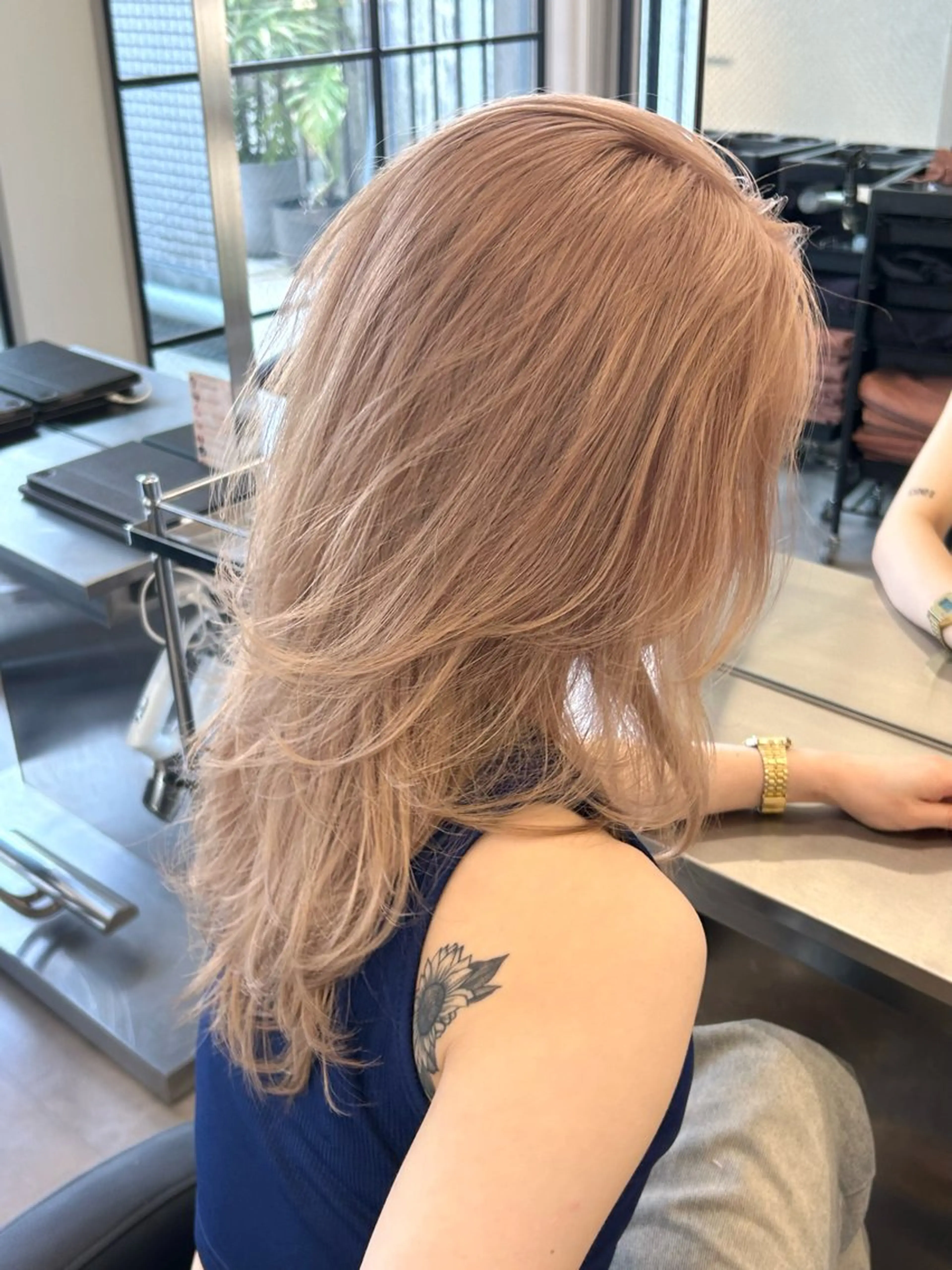 ロング ヘアカラー トリートメント 似合わせカラー/ ブリーチ🤩店長レンのヘアスタイル