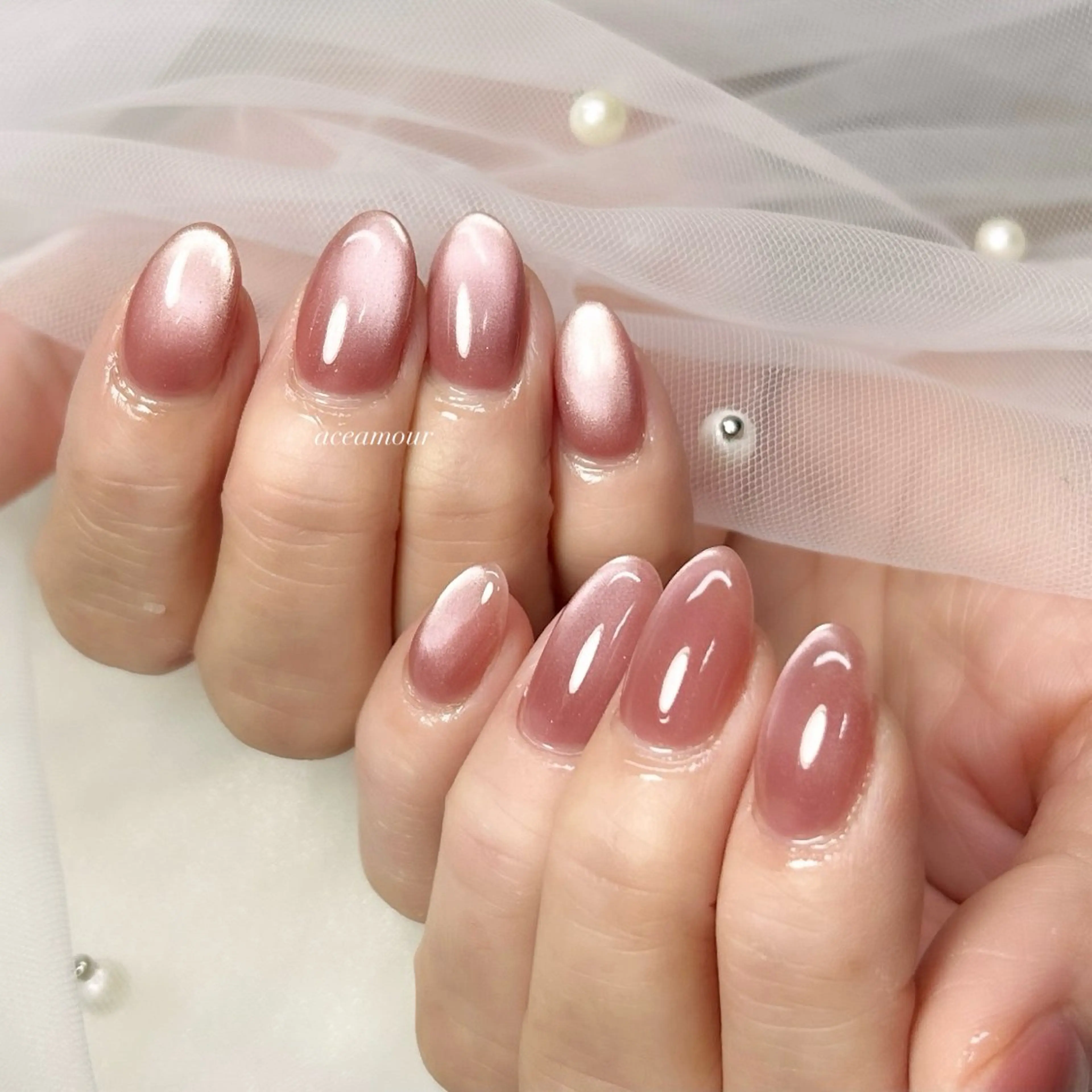 ネイル ハンドネイル ネイル/耳つぼ /新ホワイトニングのネイルデザイン