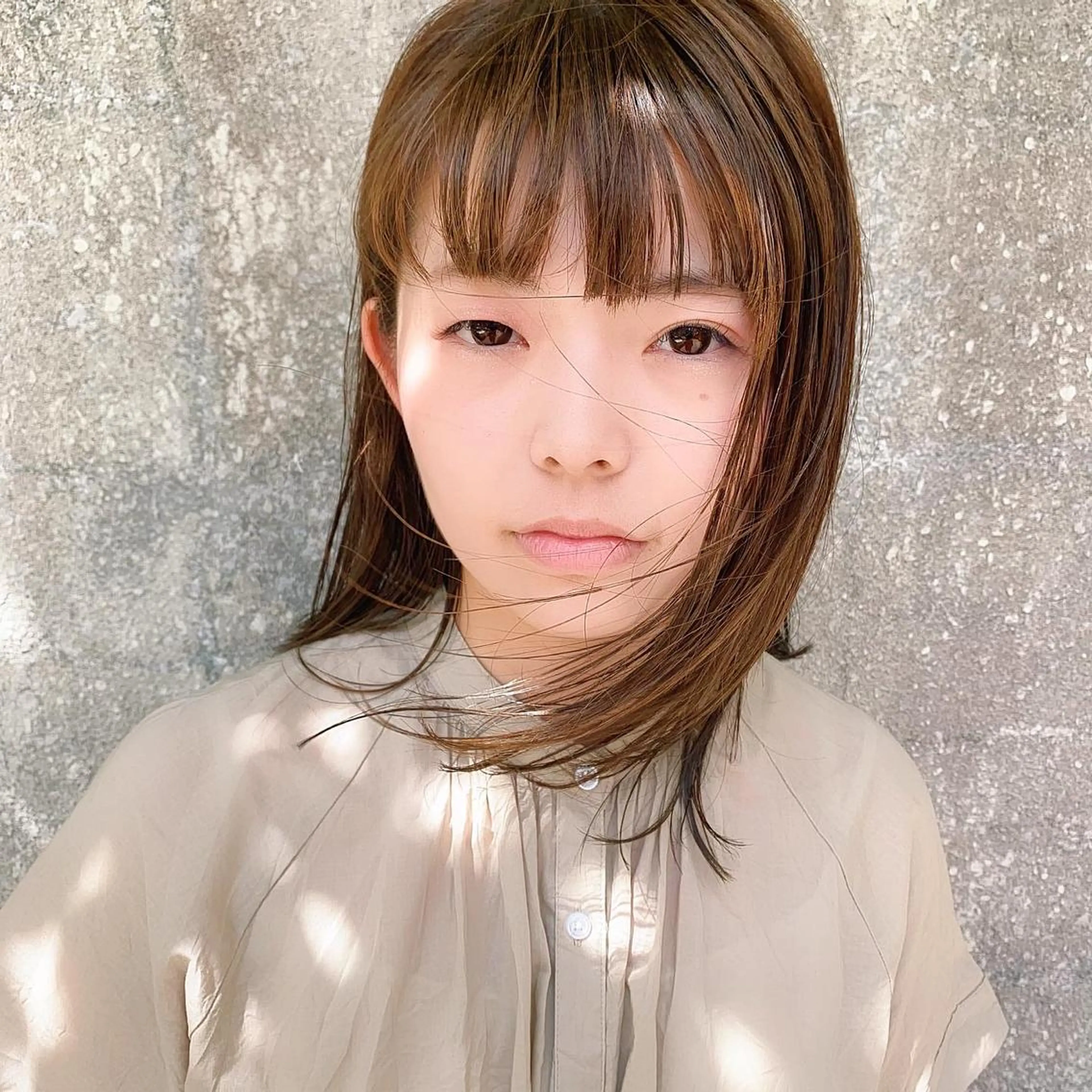 セミロング カラー CODE.LINE所属・中川 竜誠のヘアスタイル