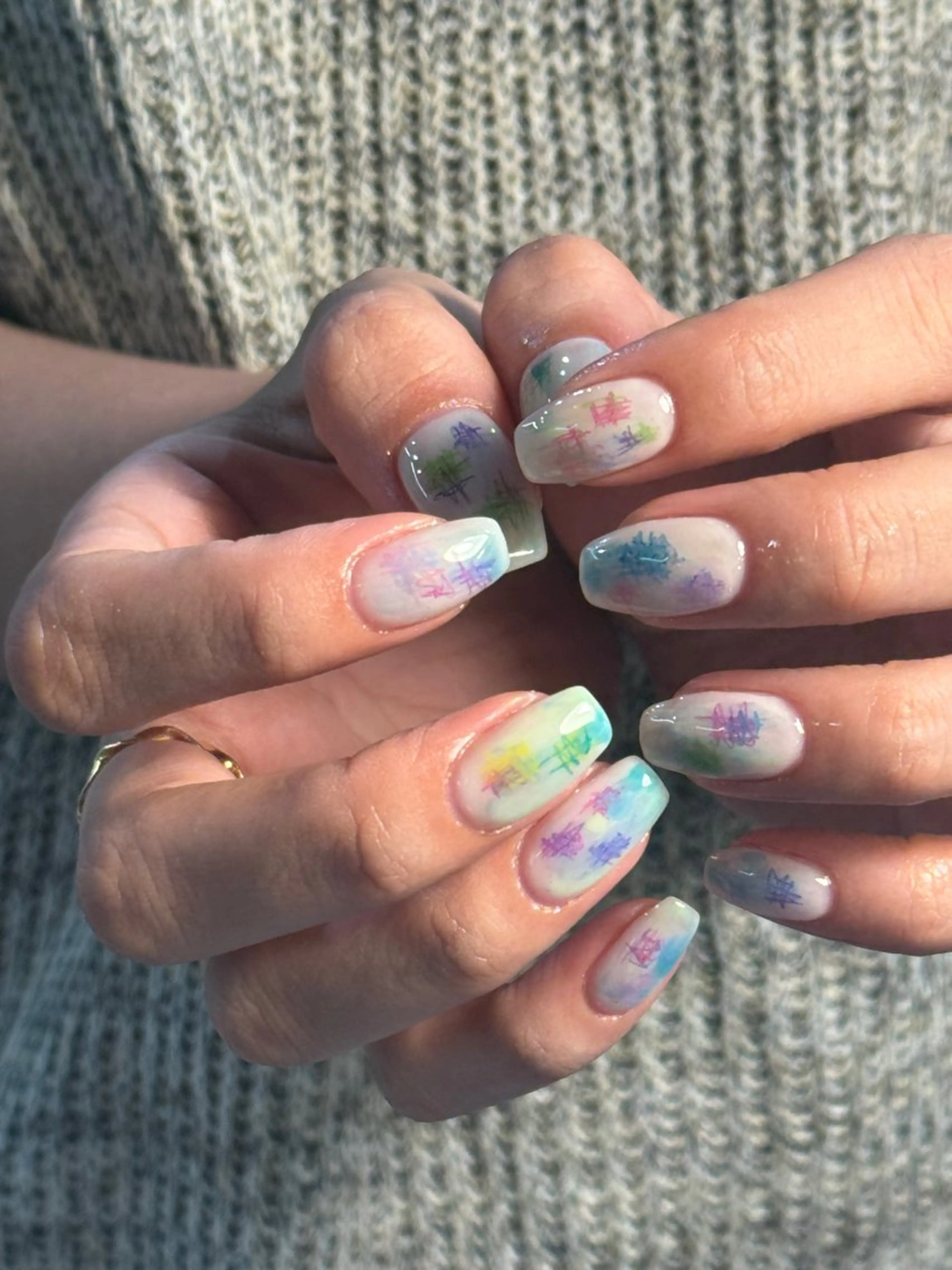 ネイル nail atelier 泡沫 utakata所属・ナカジマミナミ ﾈｲﾘｽﾄのネイルデザイン